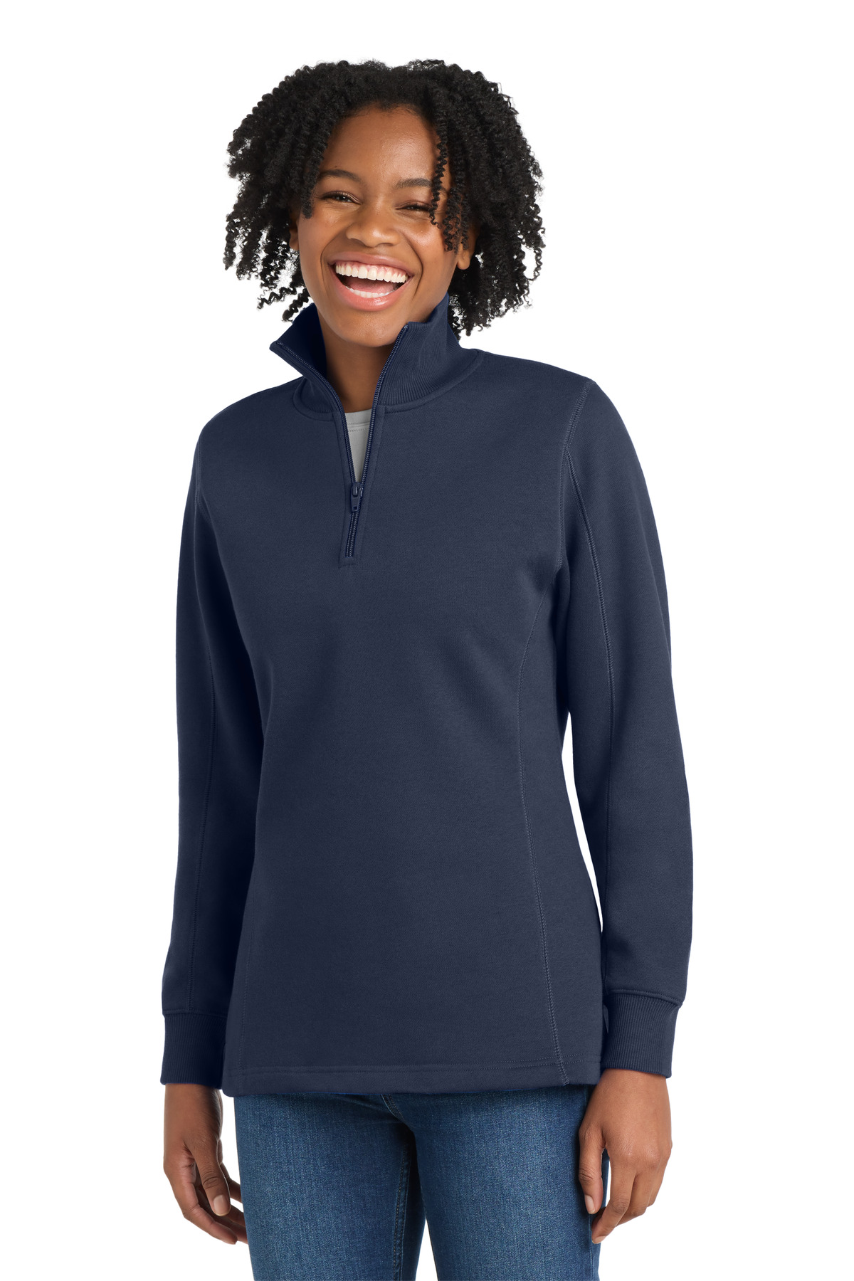 Sport-Tek Women's 1/4-Zip Sweatshirt. LST253 48