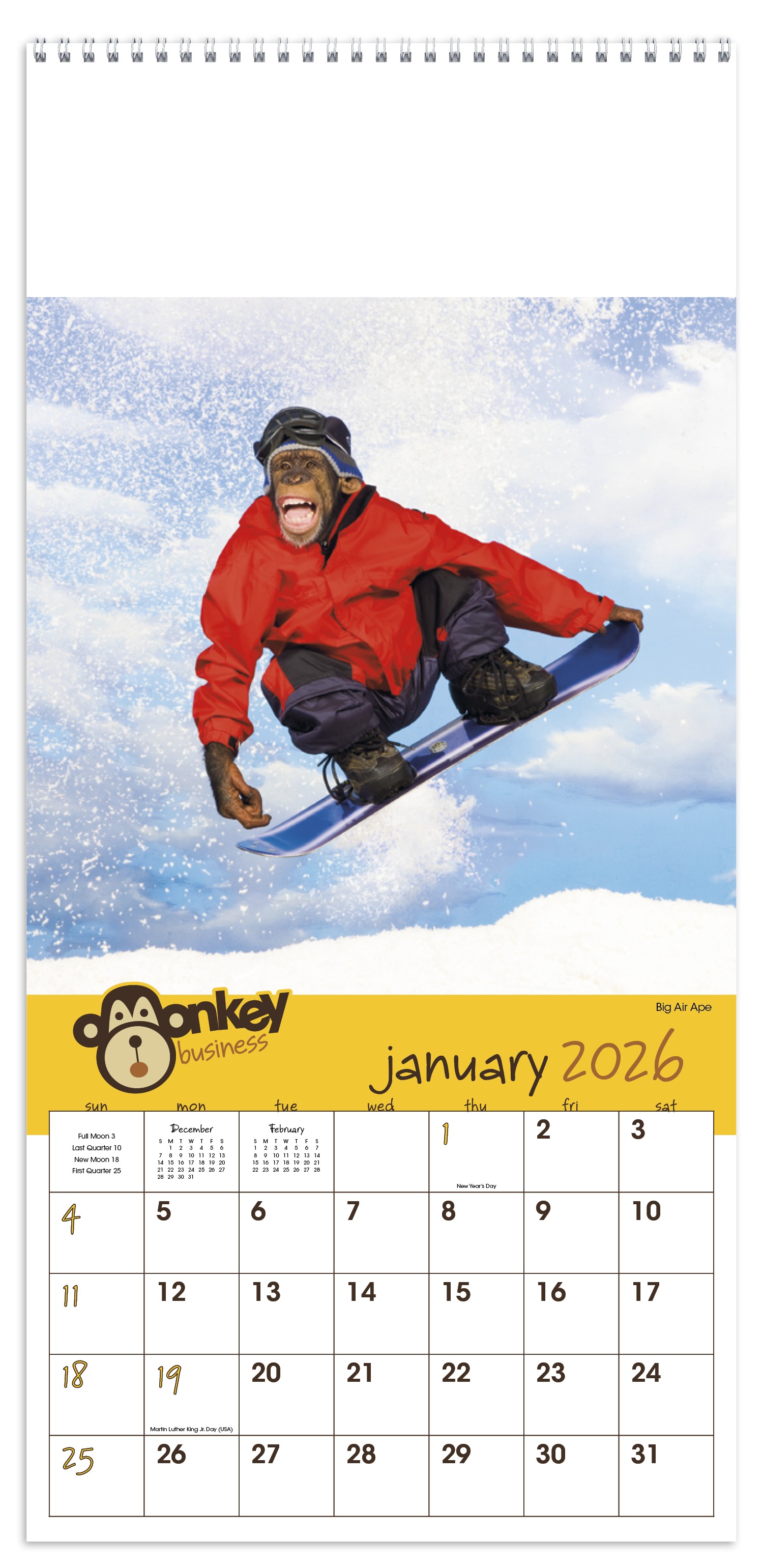 Triumph® Calendars Monkey Business Calendar 18
