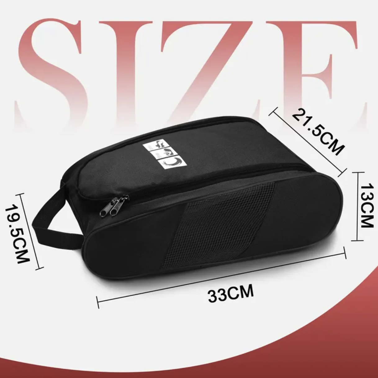 Portable Golf Shoes Travel Shoes Storage Bag 2