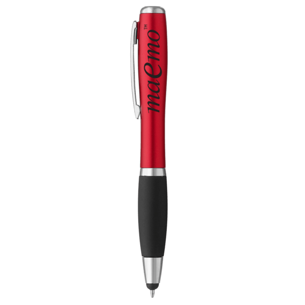 Curvaceous Stylus Ballpoint With Light 25
