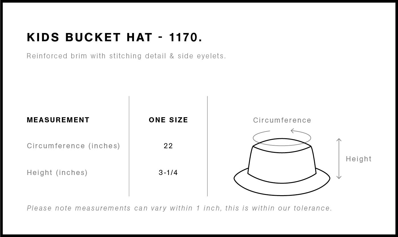 Kids Bucket Hat | 1170 18