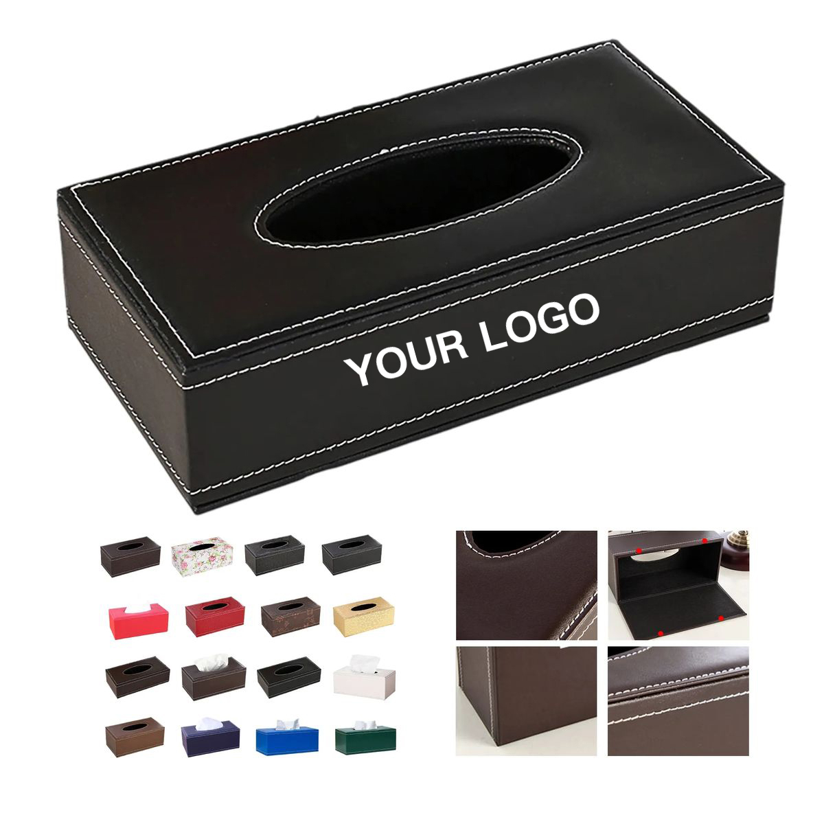 Desktop Tissue Holder with Smooth Finish 18