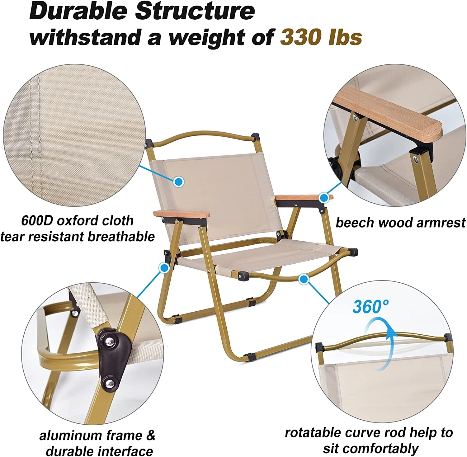 Lightweight Folding Camping Chairs 4