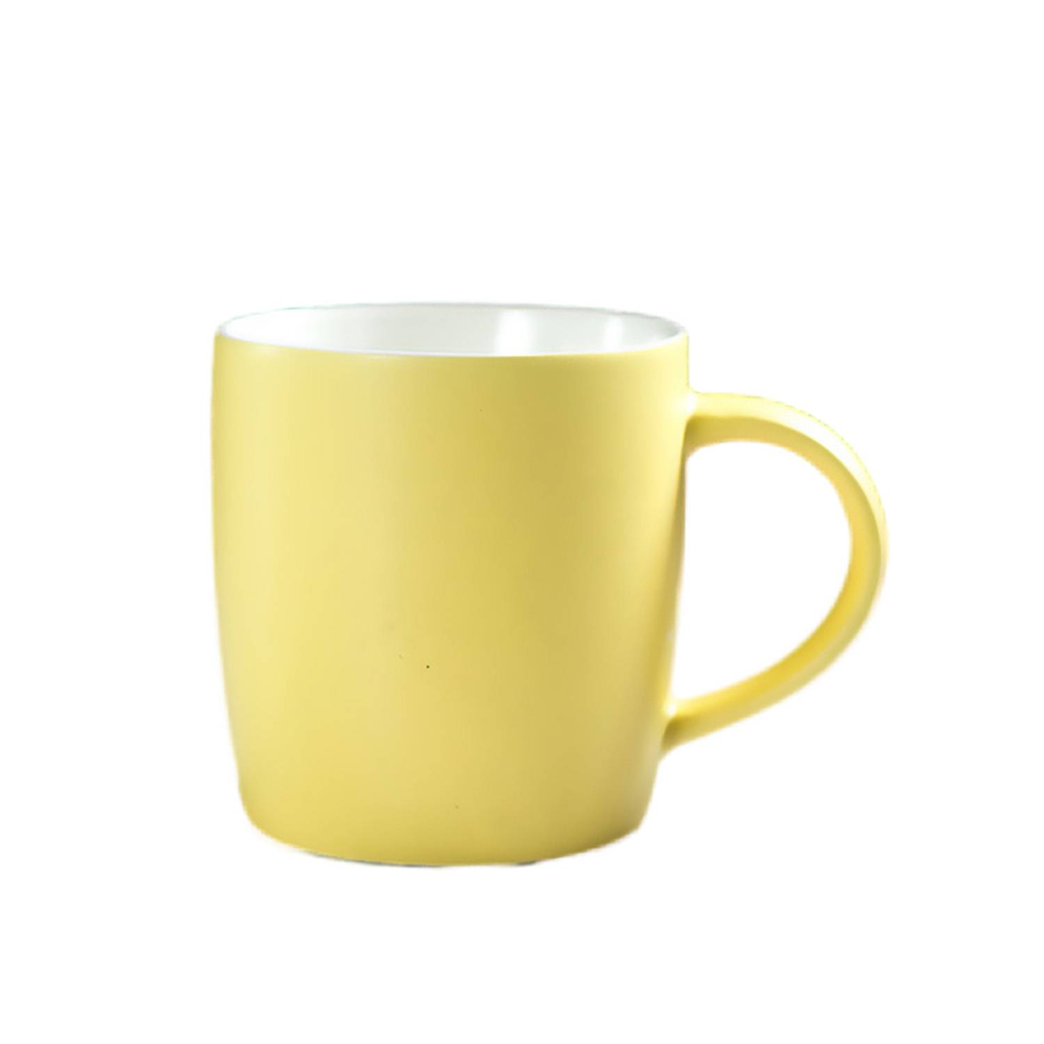 12.3Oz. Ceramic Mug Matte Color Glaze Scrub Customized 5