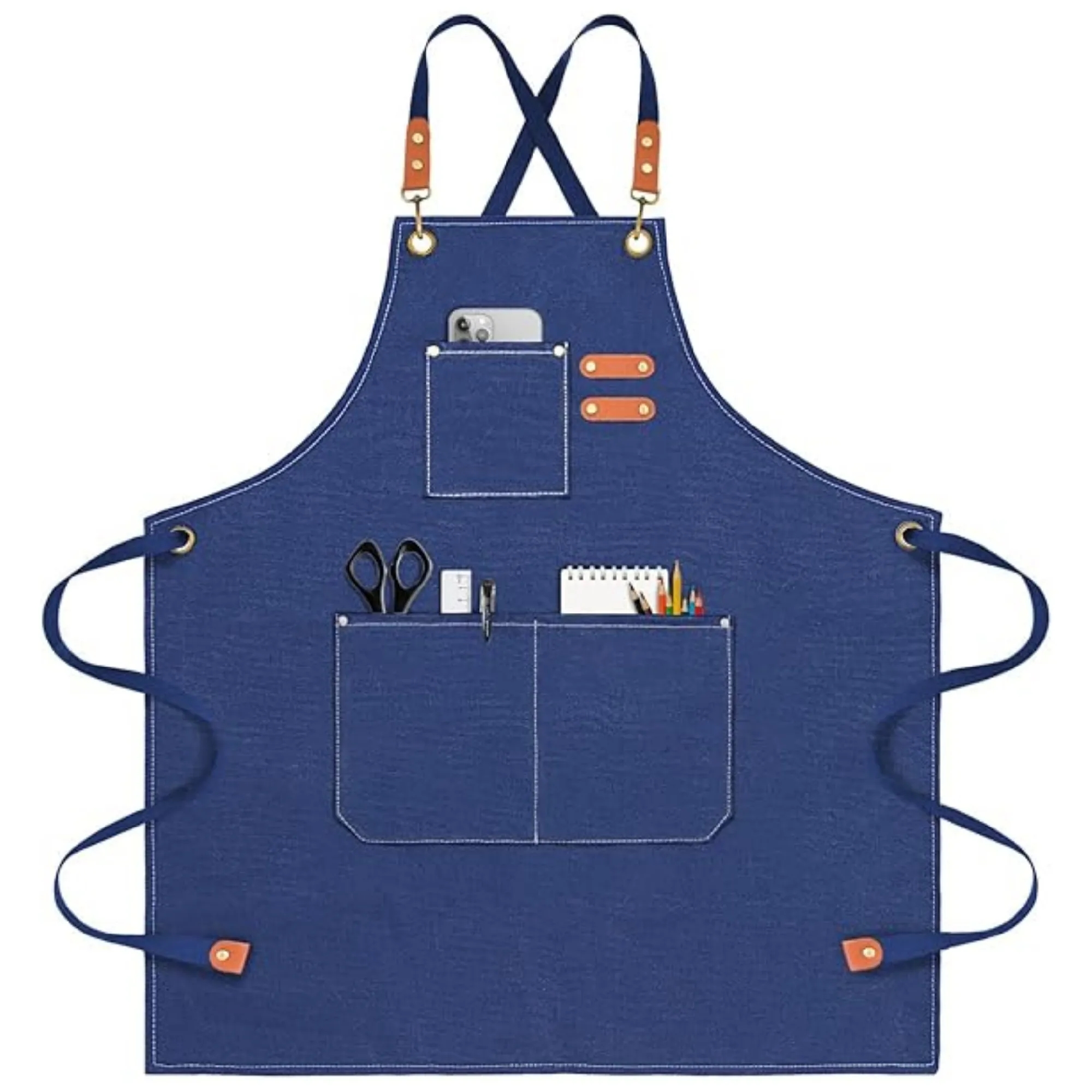 Heavyweight Canvas Cross-Back Apron 14