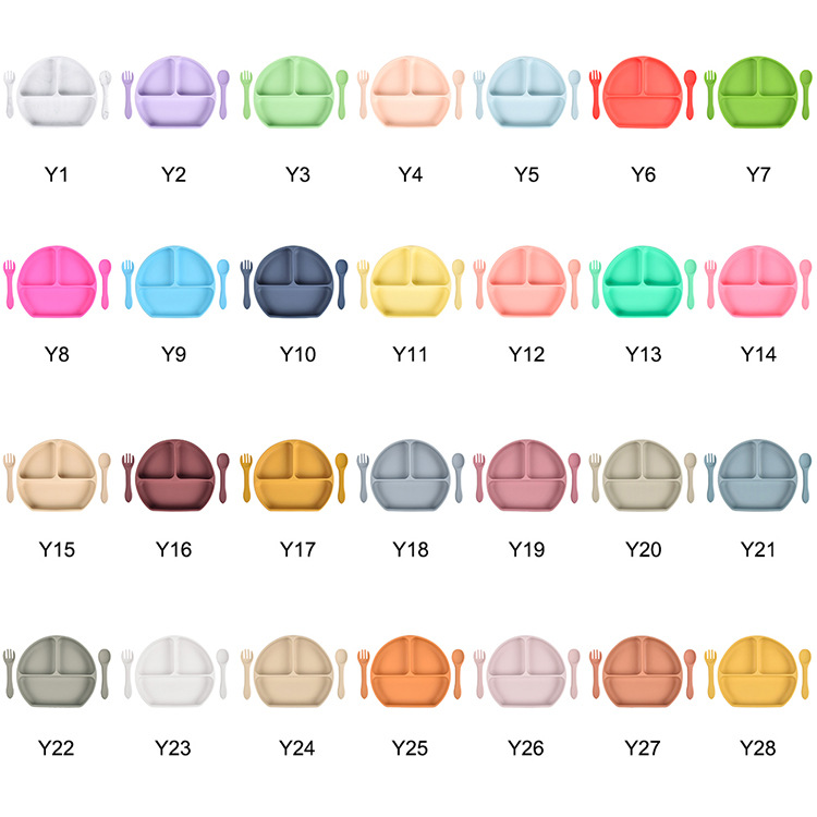 100% Silicone Suction Plate 11