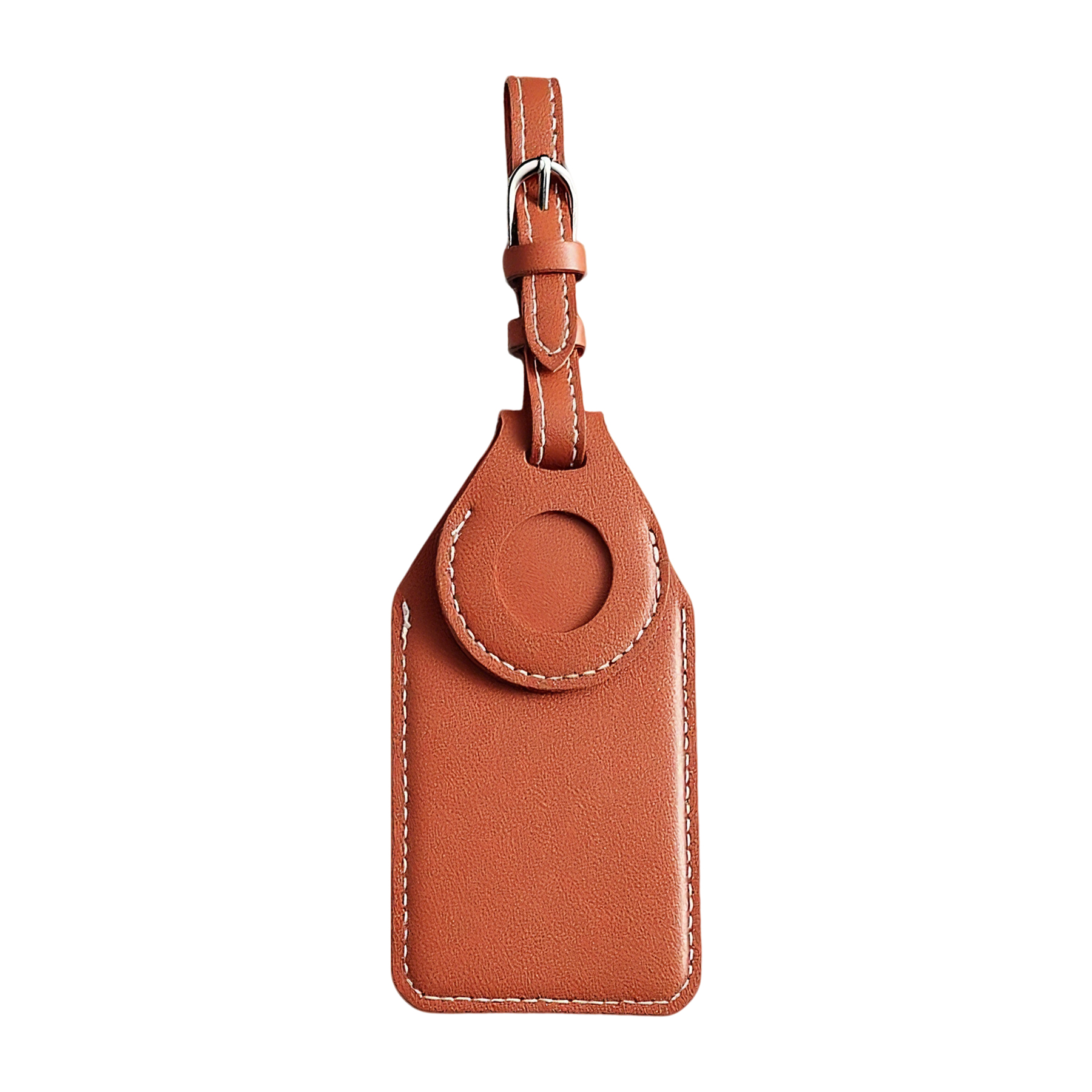 PU Leather Luggage Tag With Airtag Holder 8