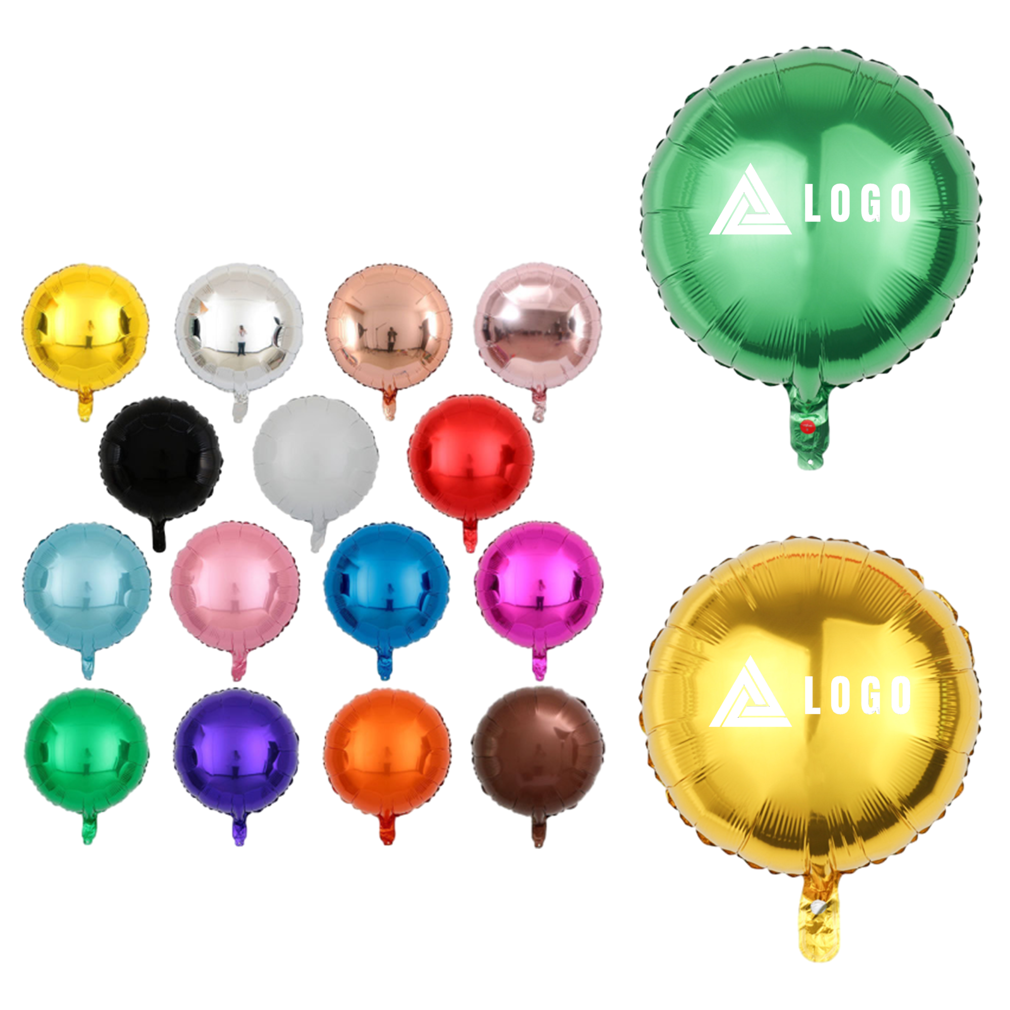 Round Shape Foil Mylar Balloon 2