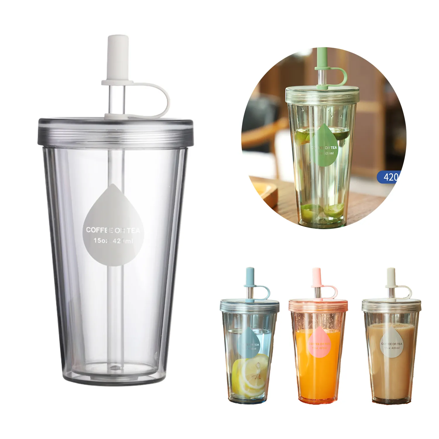Double Sippy Cup With Cover 2