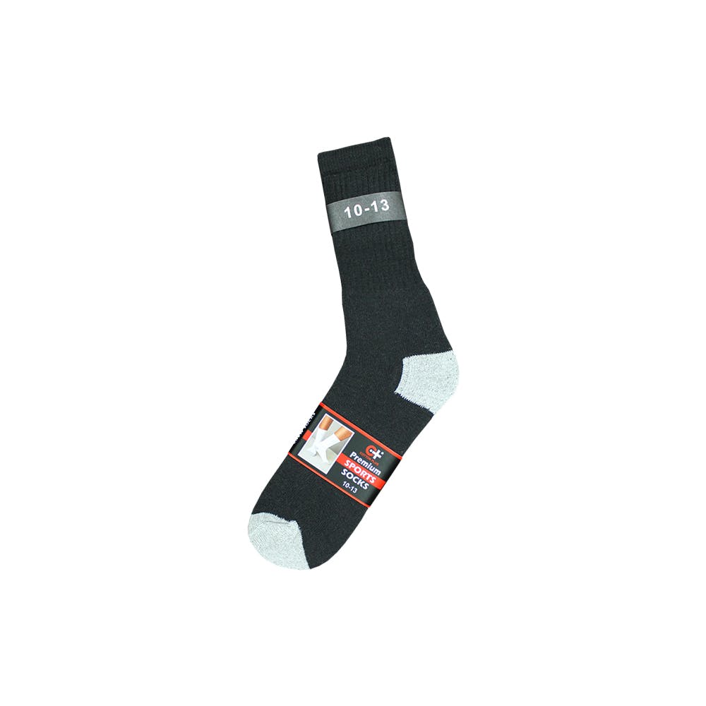 Women's Sports Socks - Black Size 9-11 1