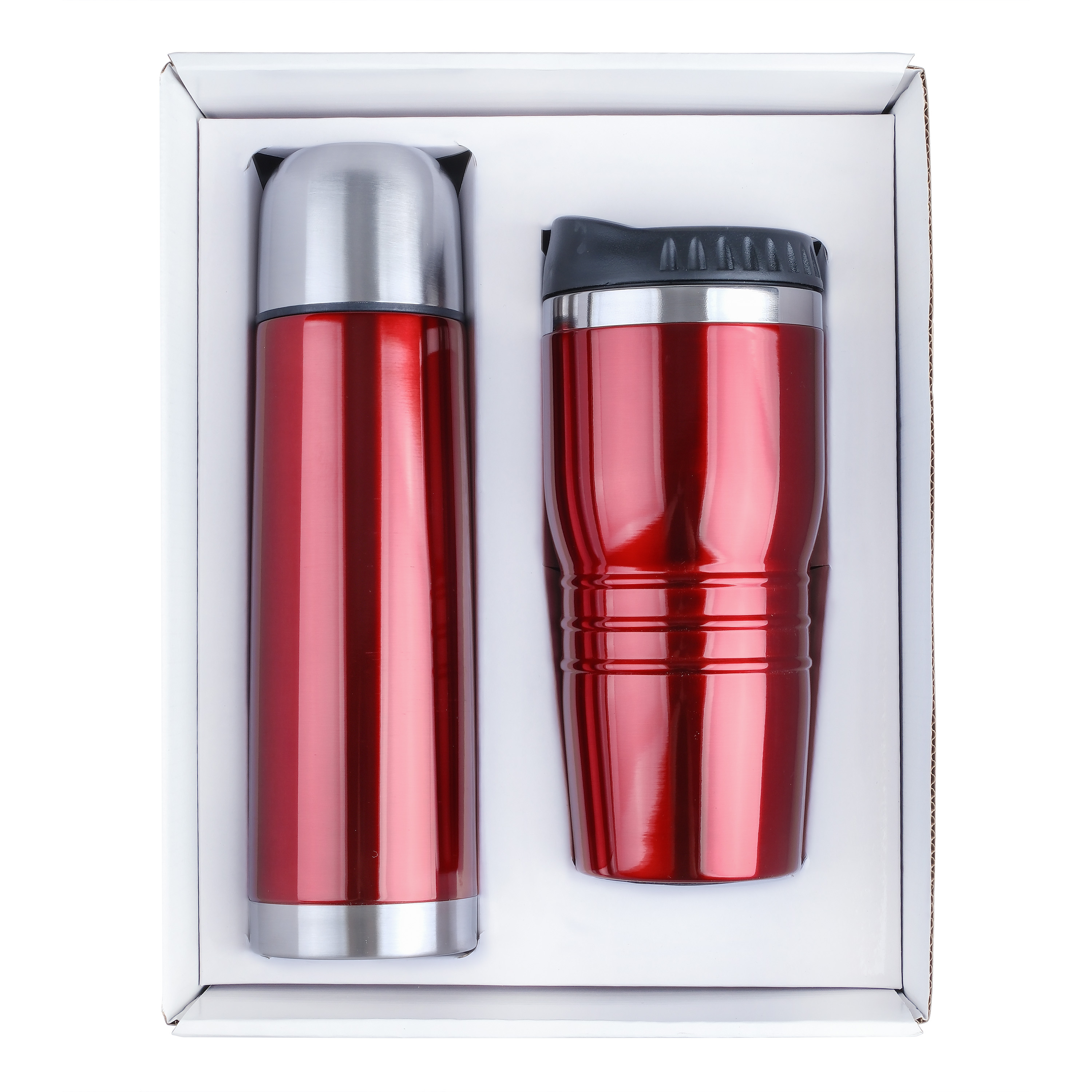 Stainless Steel Thermos & Tumbler Gift Set 3