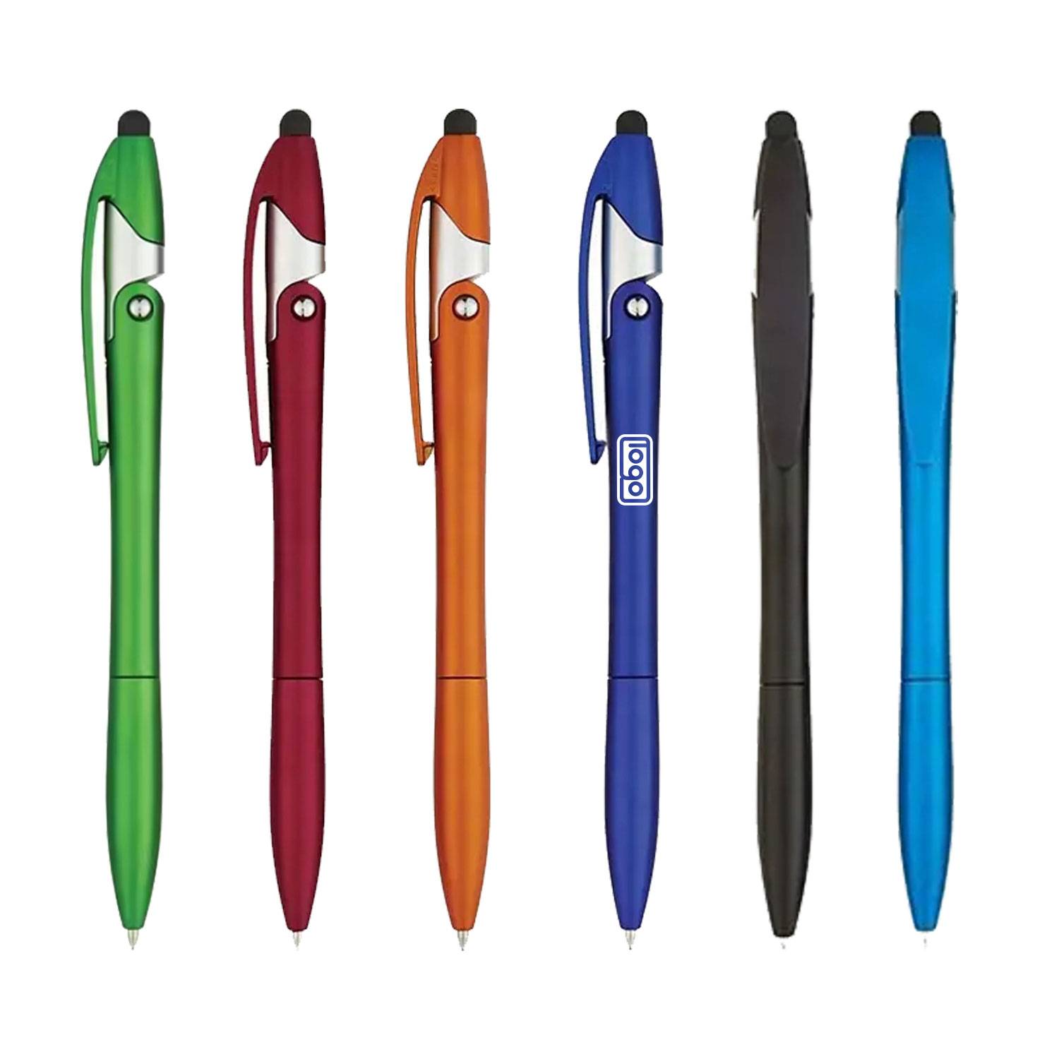 ABS Multi-Function Foldable Ballpoint Pen w/ Phone Stand 3