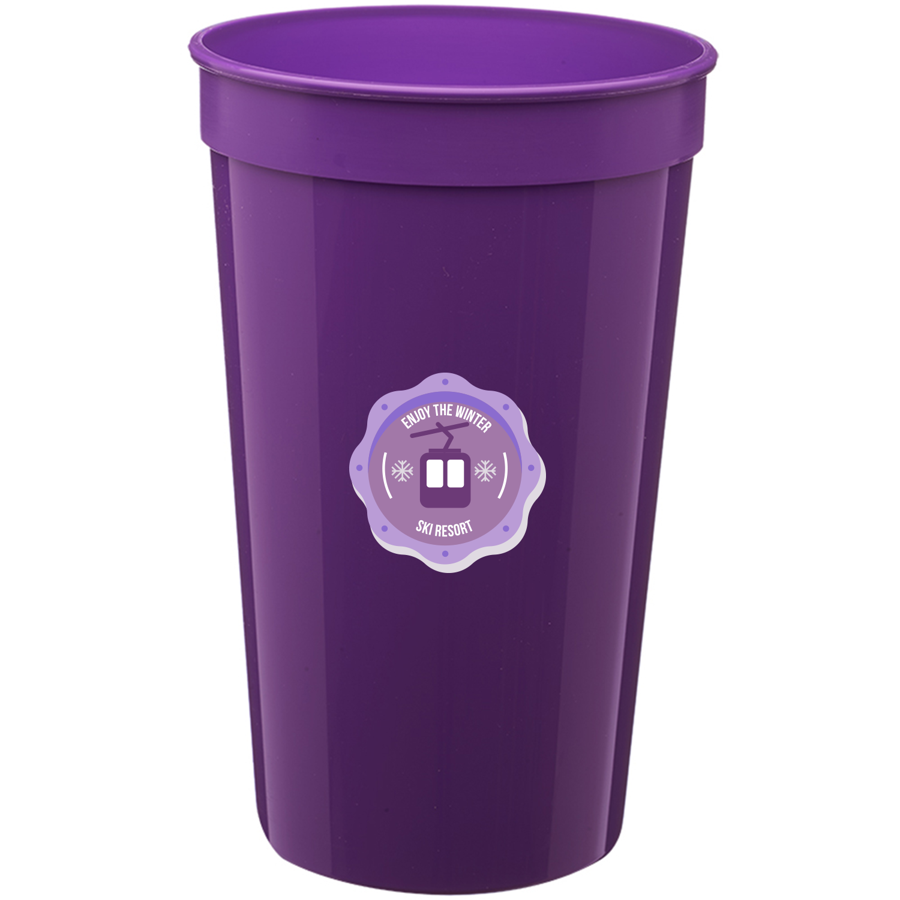 Plastic Stadium Cups 22 oz 2