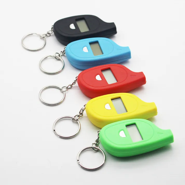 Mini Digital Tire Pressure Gauge With Keychain 6