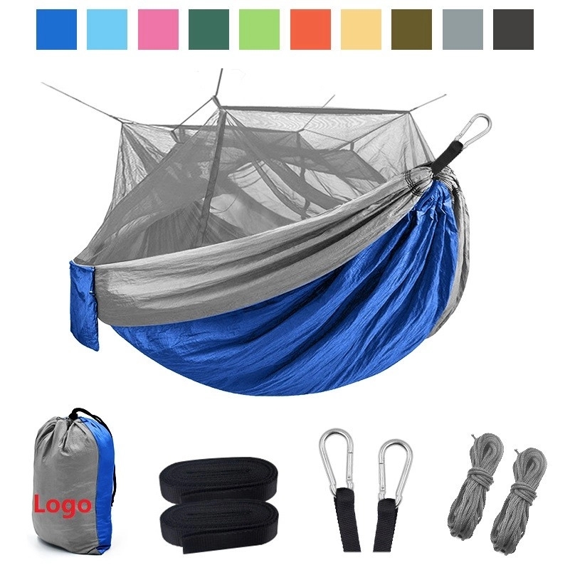 Net Portable Hammocks Parachute Lightweight Nylon with Tree 2