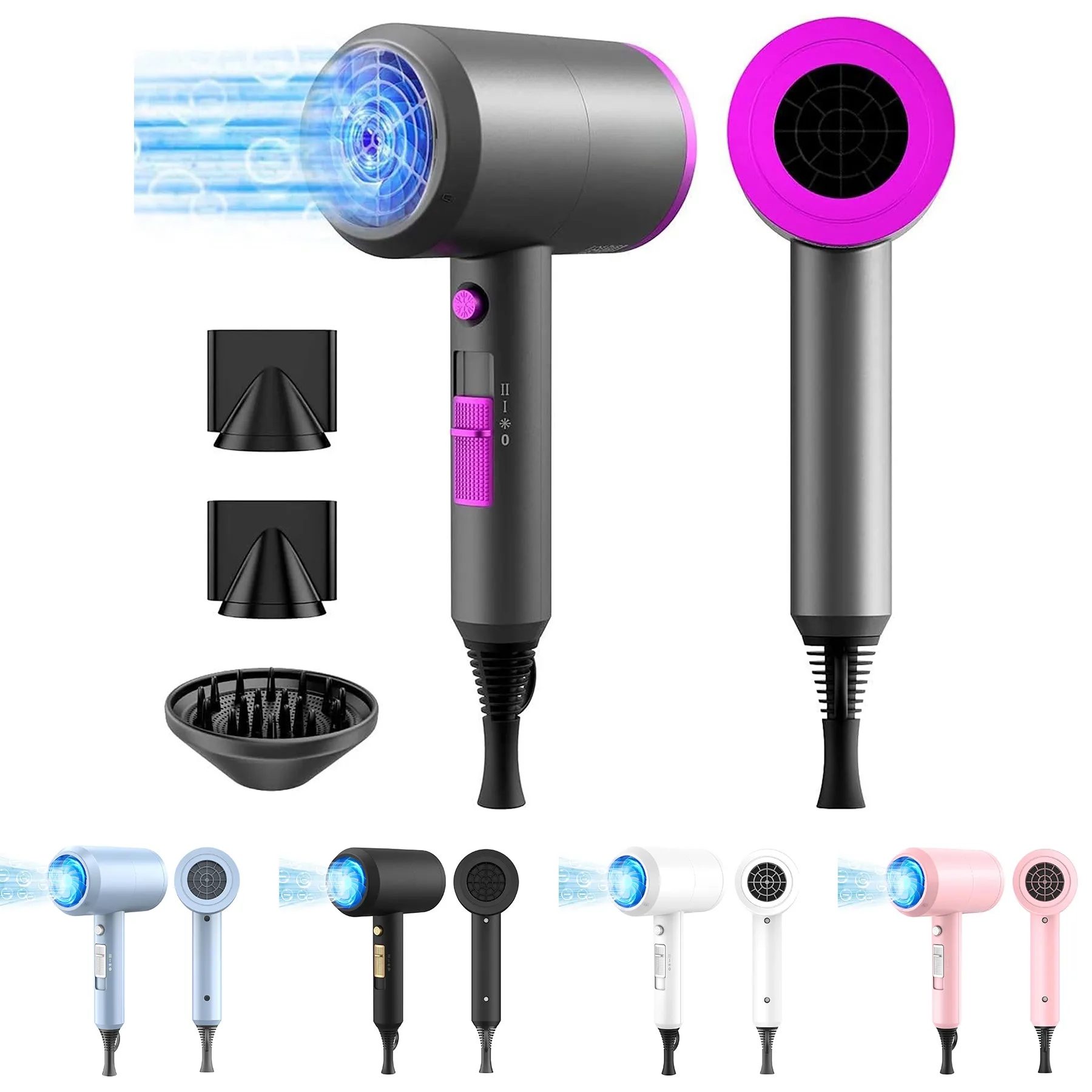 Professional Ionic Hair Dryer 8