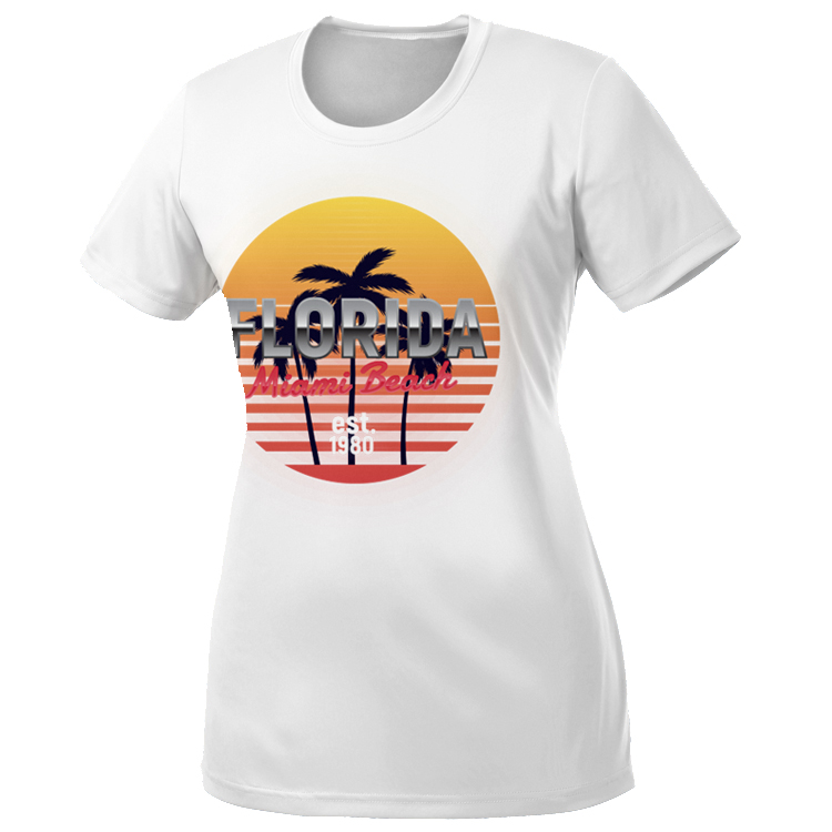 Women's Athletic Tee Spot Sublimation T-Shirt 10