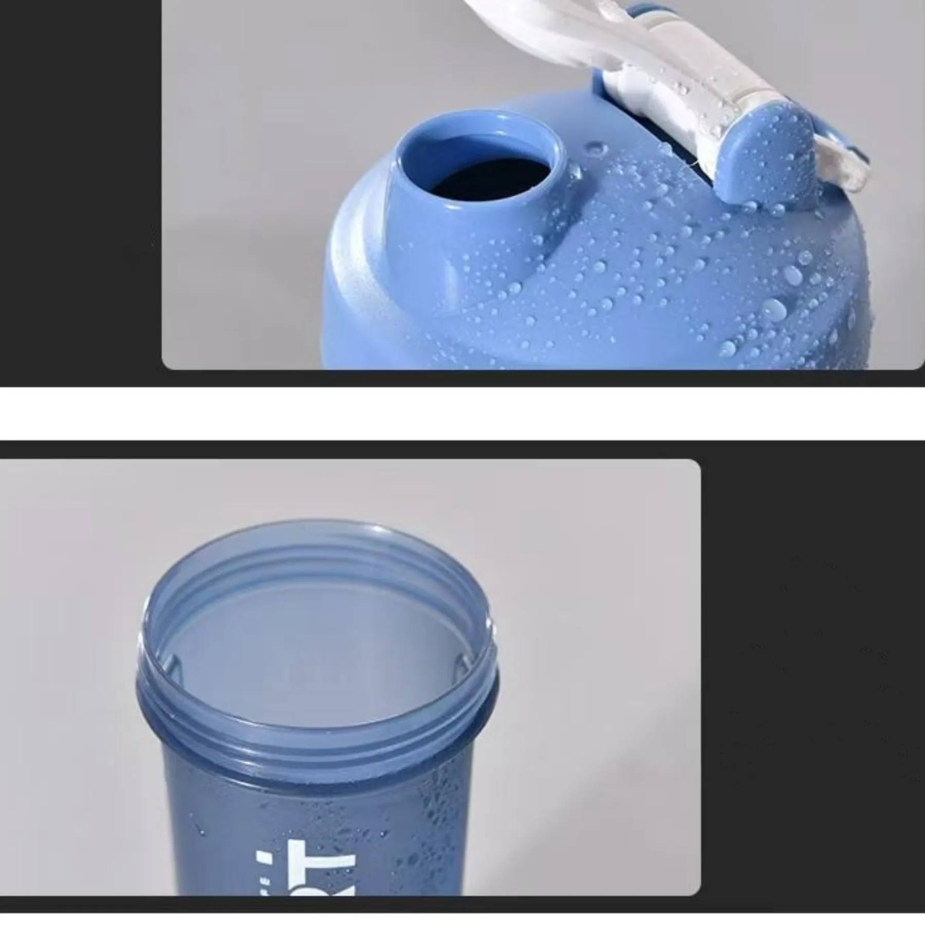 17oz Shaker Bottles With Storage For Protein Powder 2