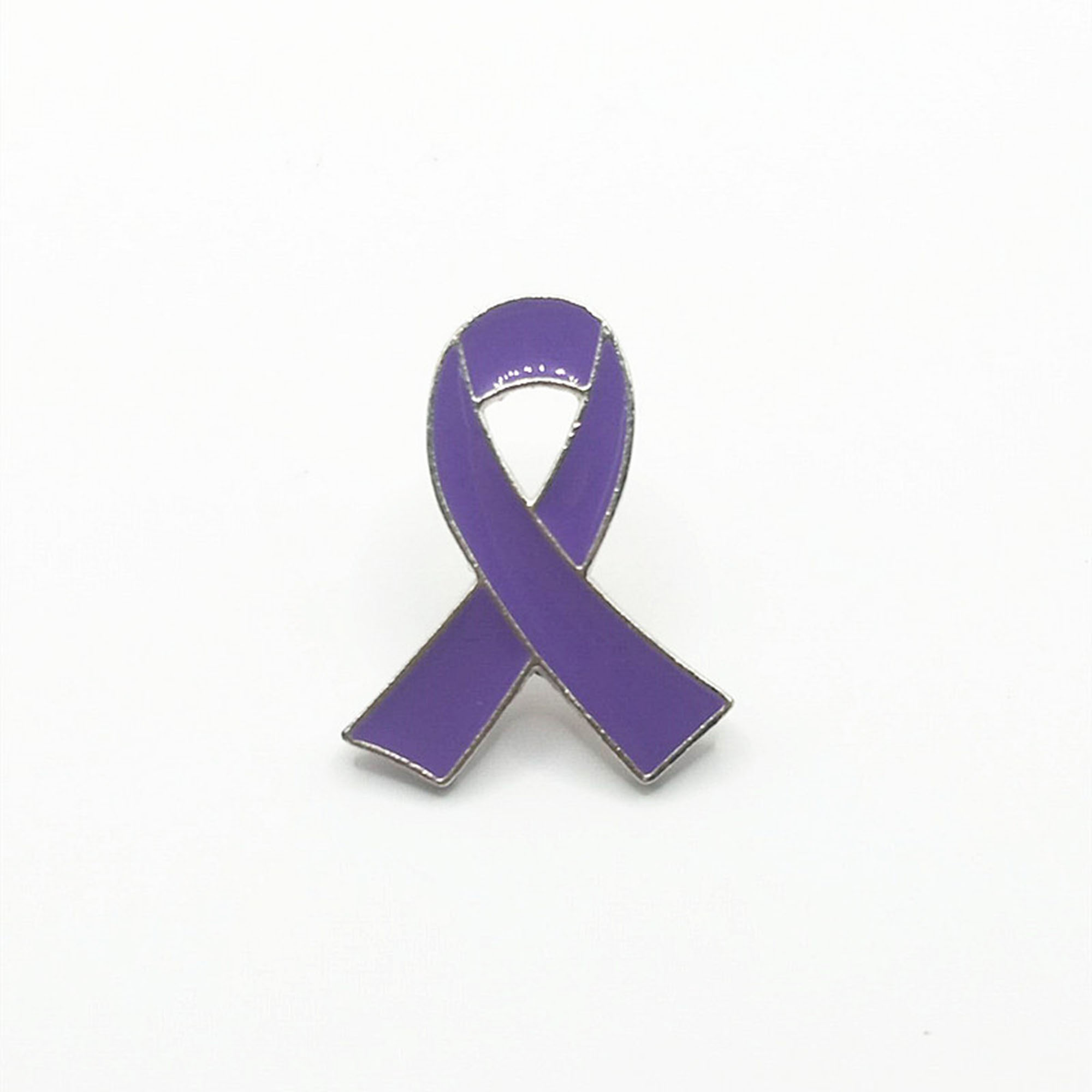 Zinc Alloy Awareness Ribbon Lapel Pin 3