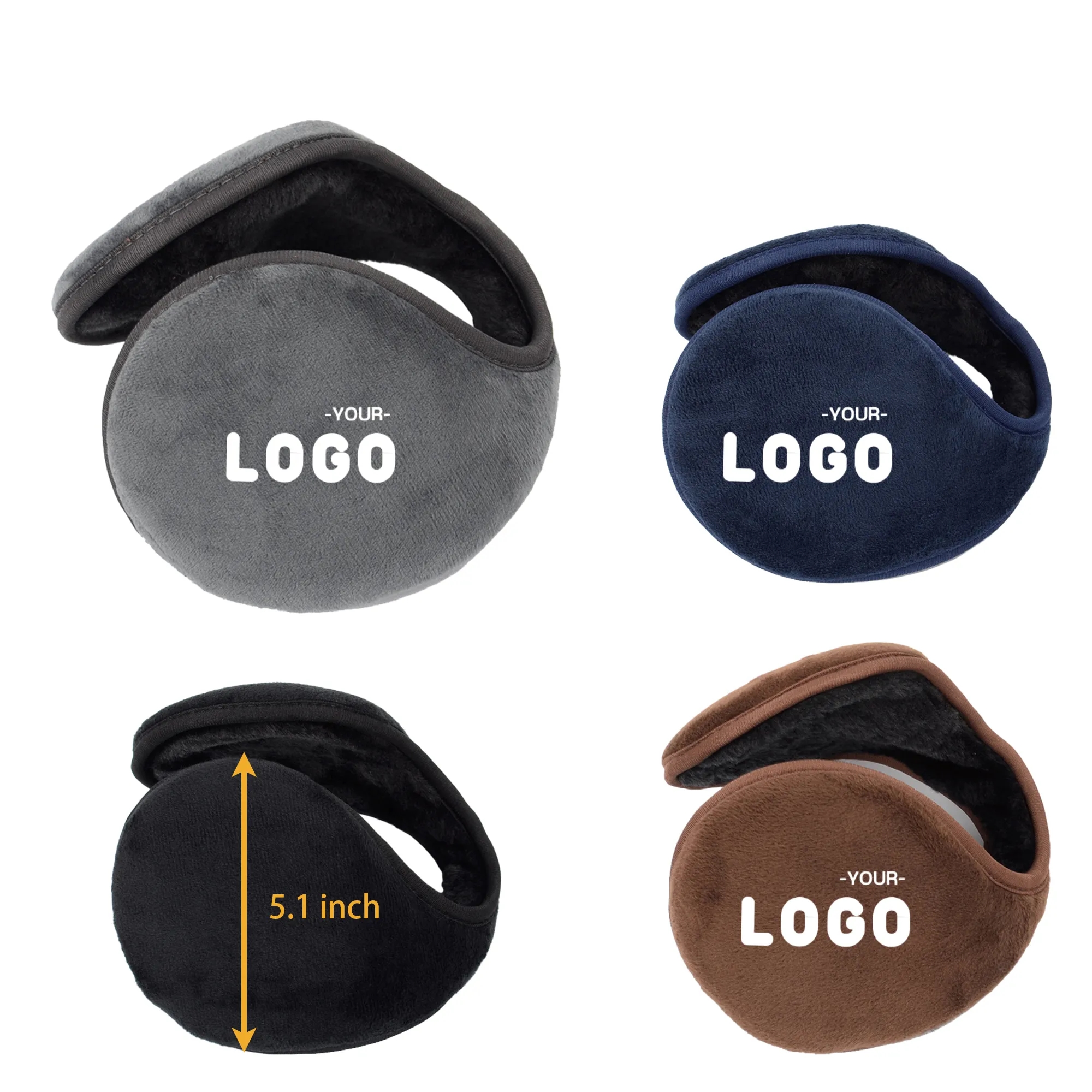 Foldable Earmuffs Winter Ear Warmers 7
