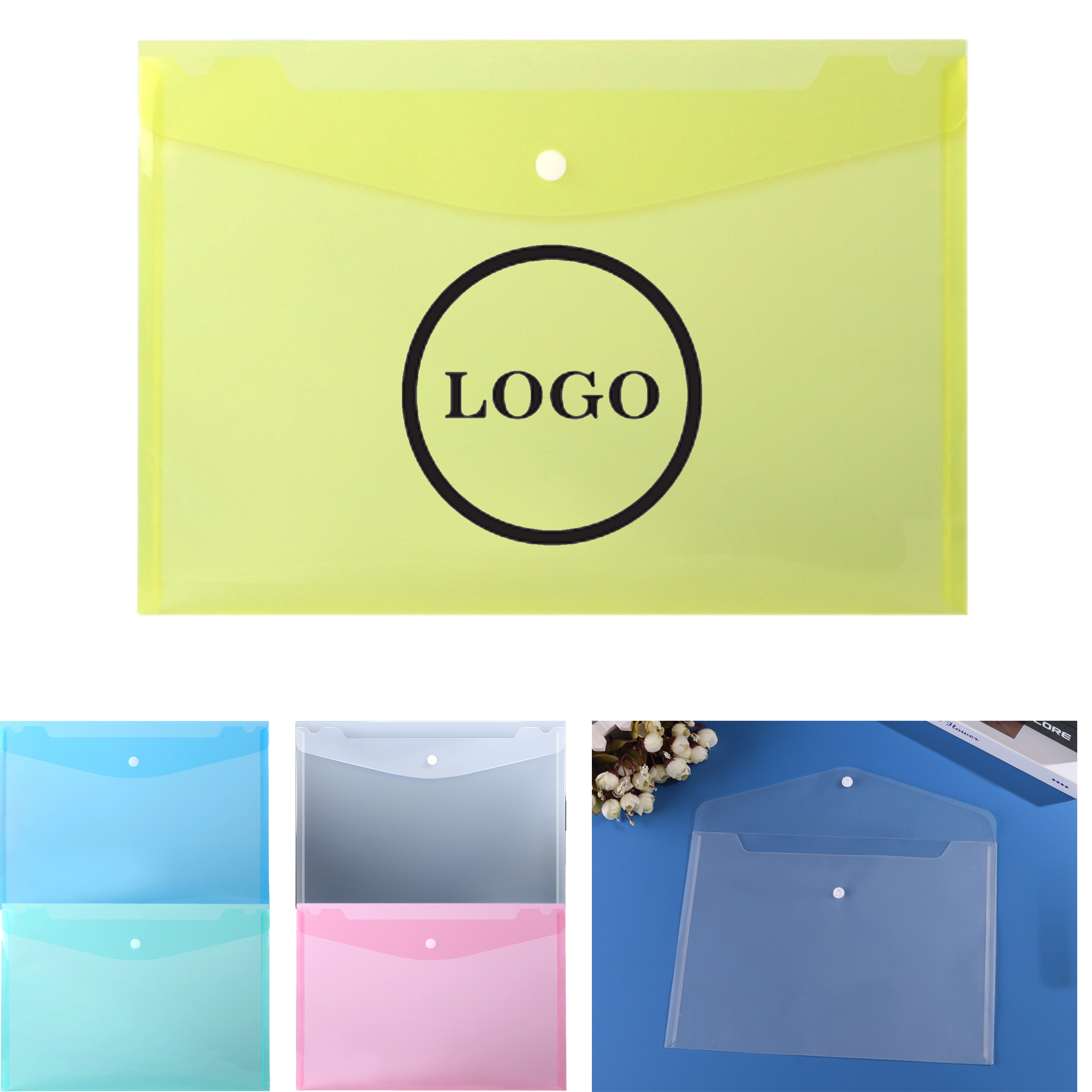 Transparent A4 Size Document Bag 1
