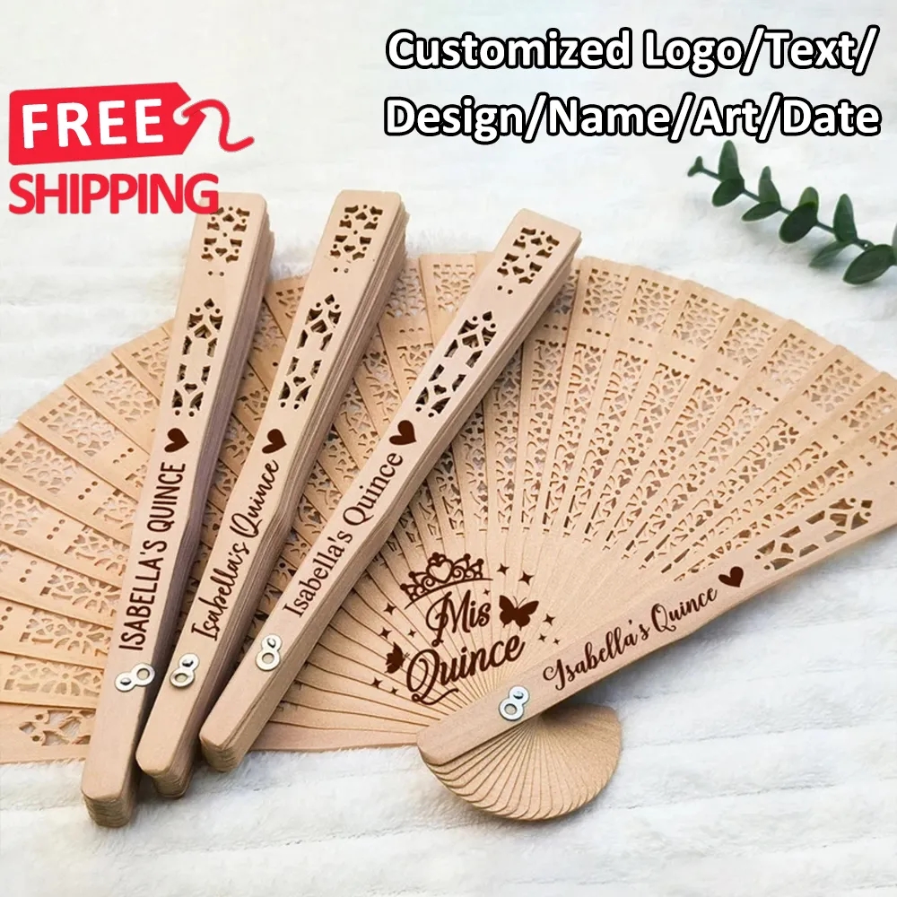 Wooden Folding Hand Fan 19