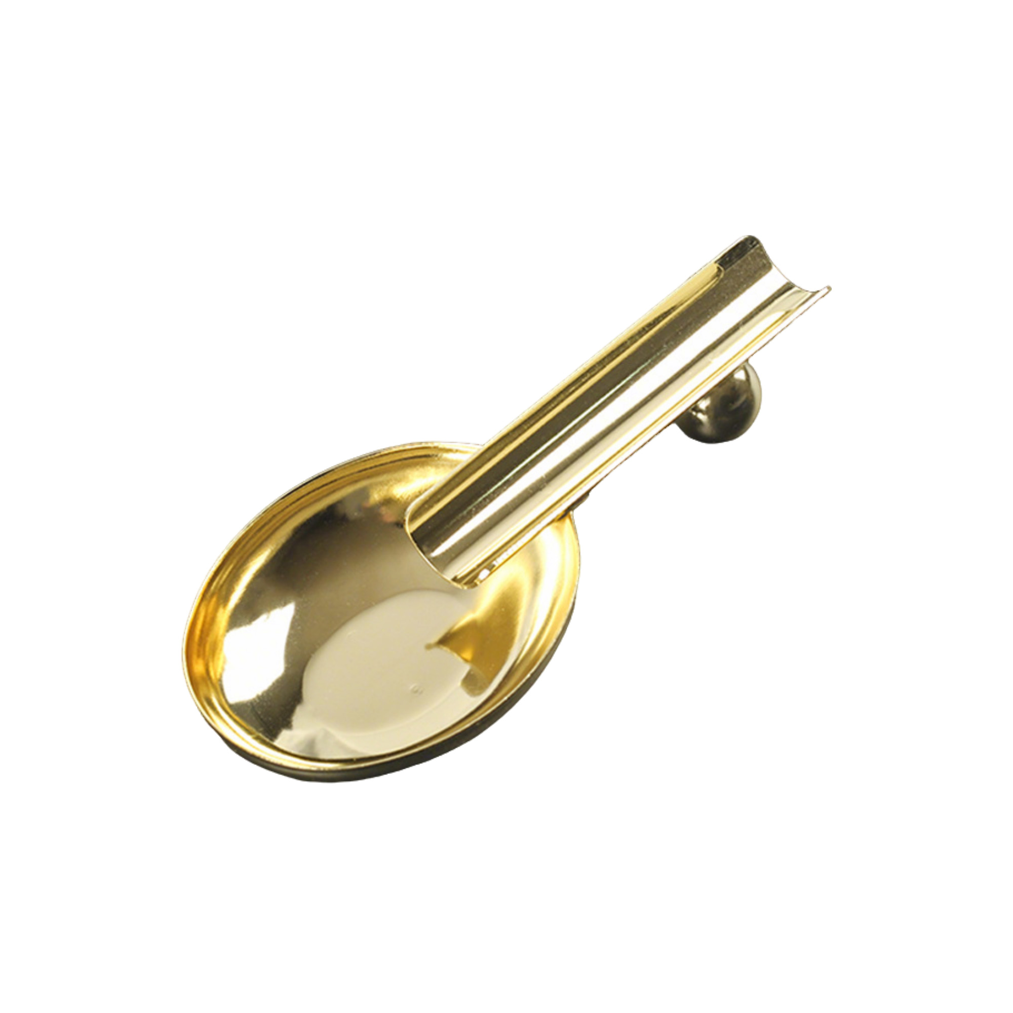 Stainless Steel Cigar Ashtray Spoon Shape 6.2 x 2.6 x 1.2" 4