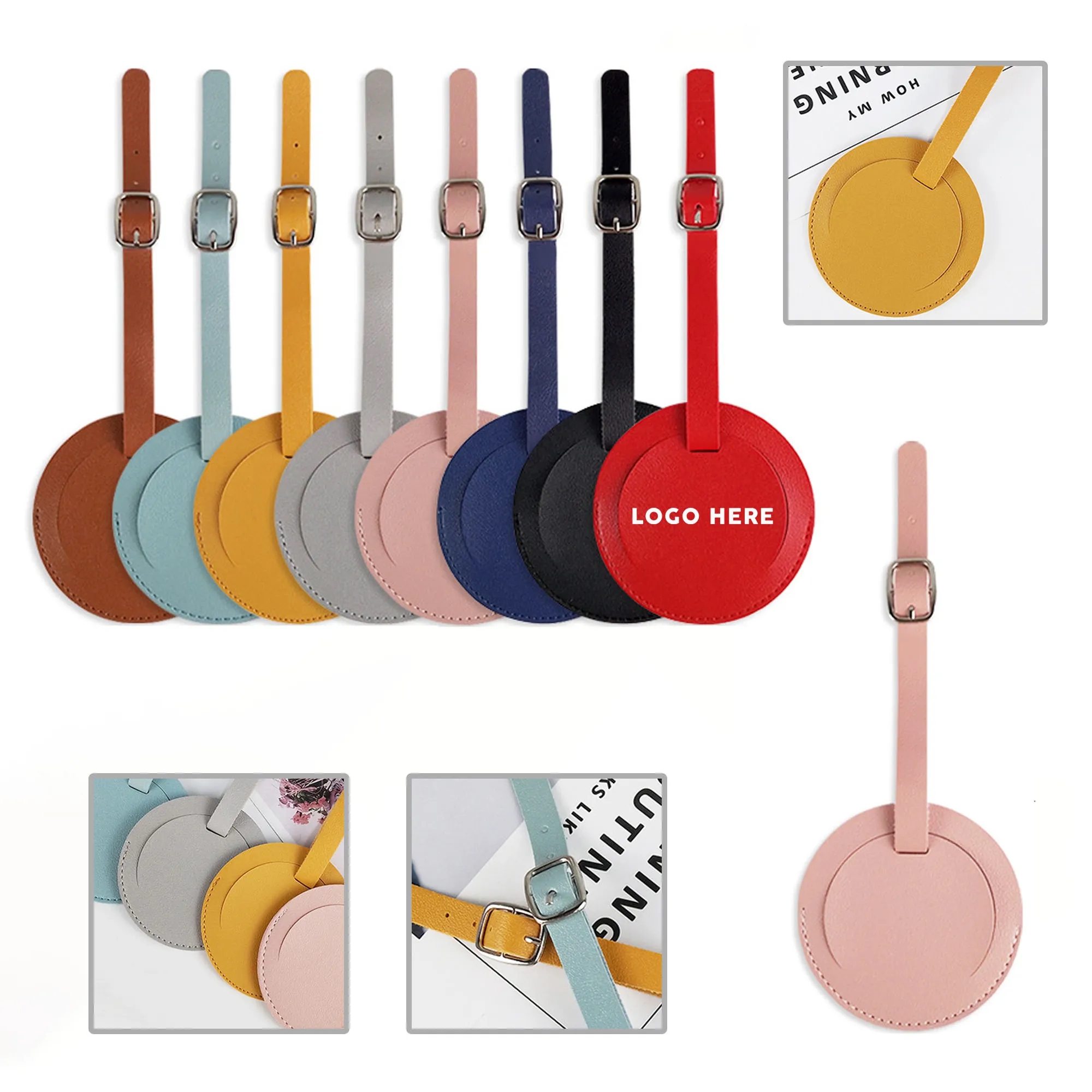 Round Luggage Tag 1