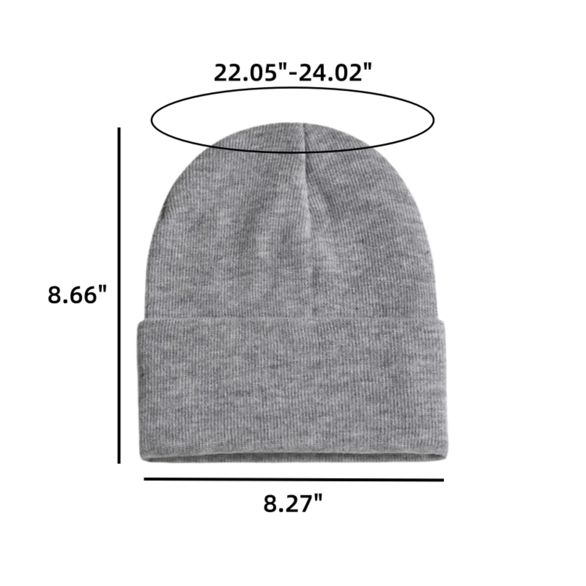 Warm Soft Solid Beanie Knit Hat Winter Hat 5