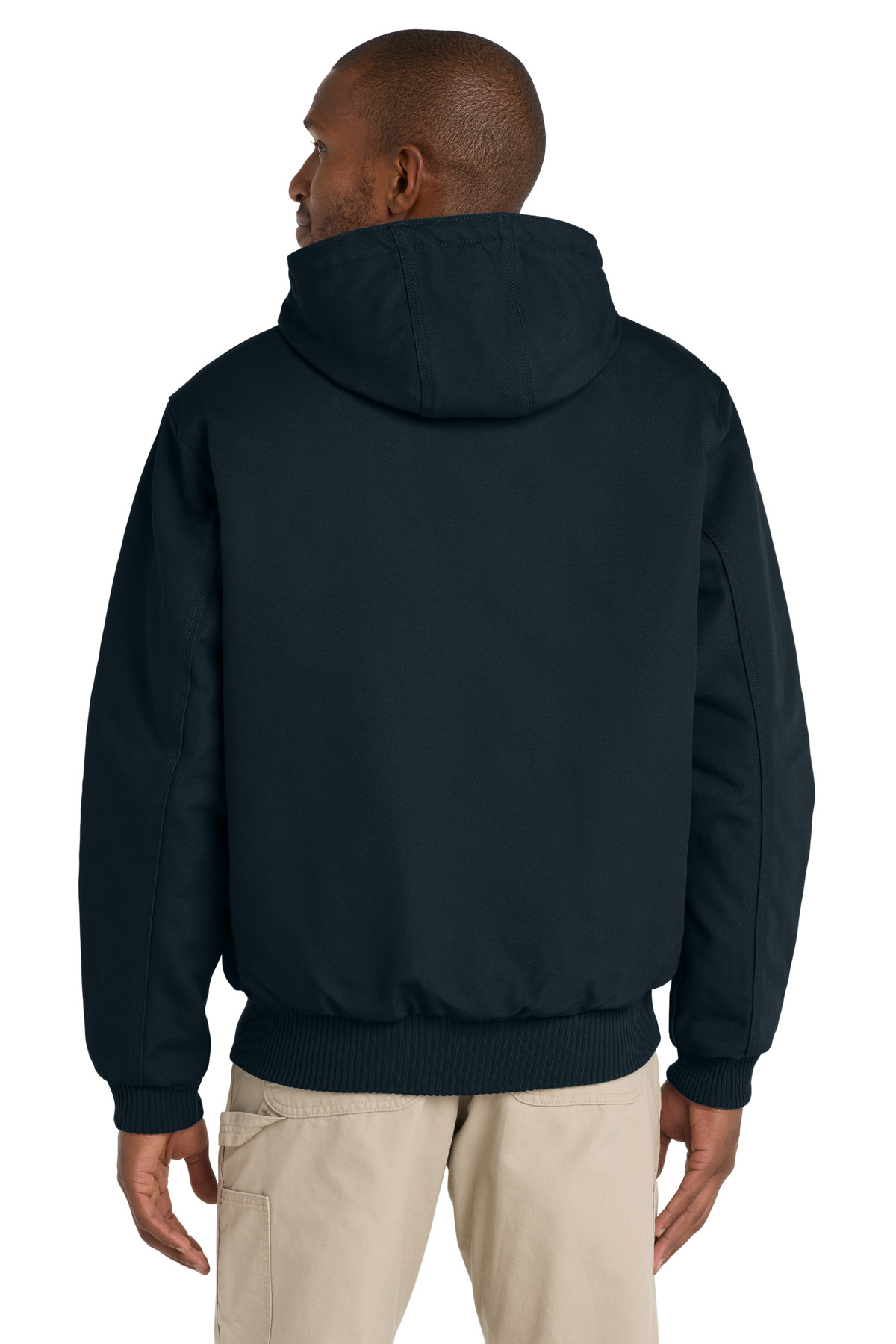 Carhartt® Quilted-Flanne-Lined Duck Active Jacket 4