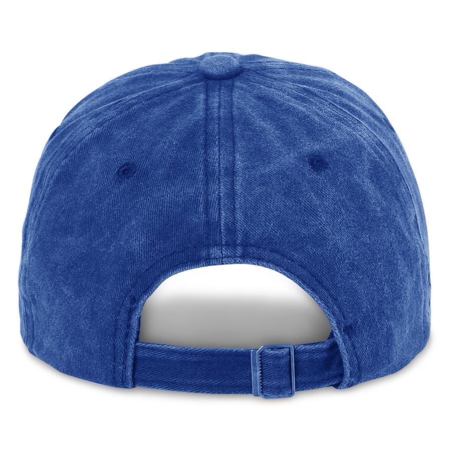 Stock Washed Cotton 6-Panel Baseball Cap w/ D-Ring Metal 51