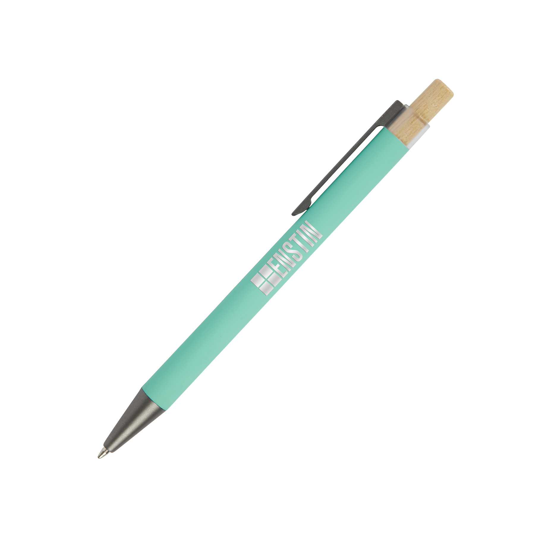Arundi Recycled Aluminum Pen With Bamboo Plunger 2