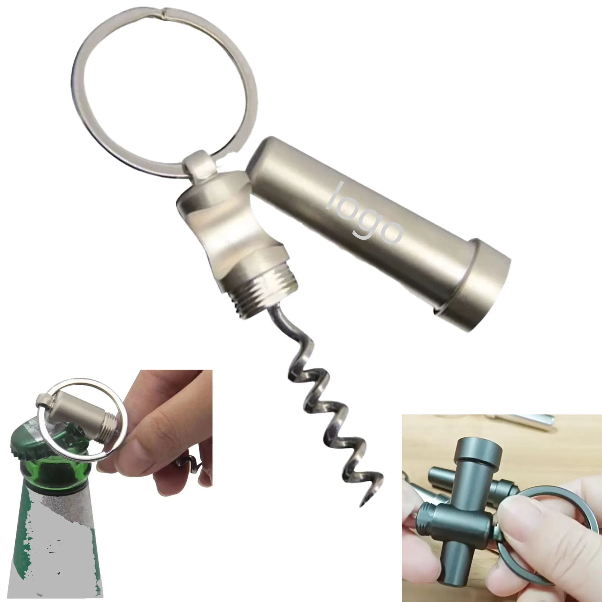 Dual-Purpose Bottle Opener for Beer & Wine 1