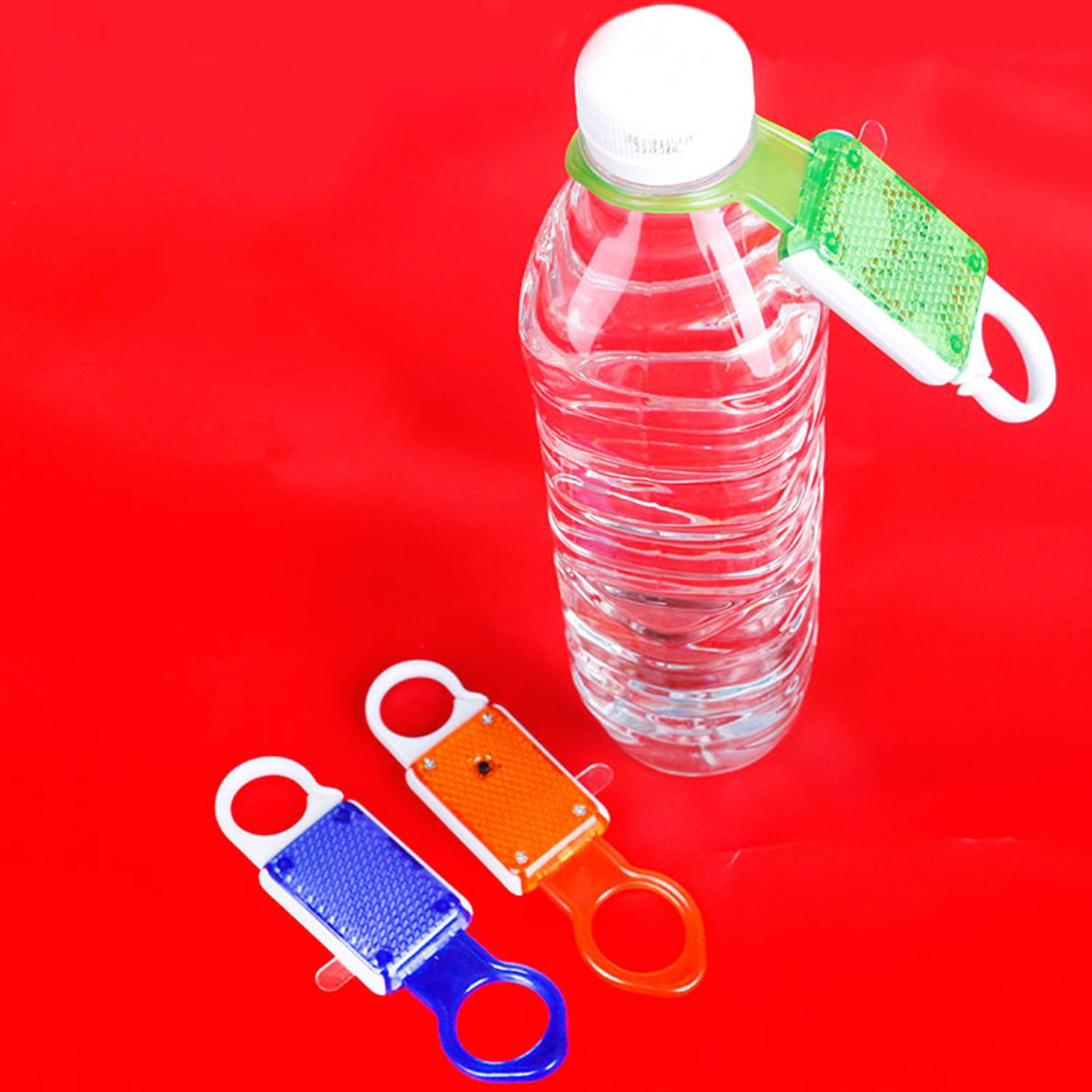 4-in-1 Reflective Bottle Holder with Carabiner 6