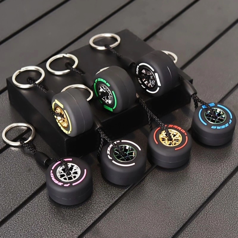 Mini Cute Tire Keyring 1