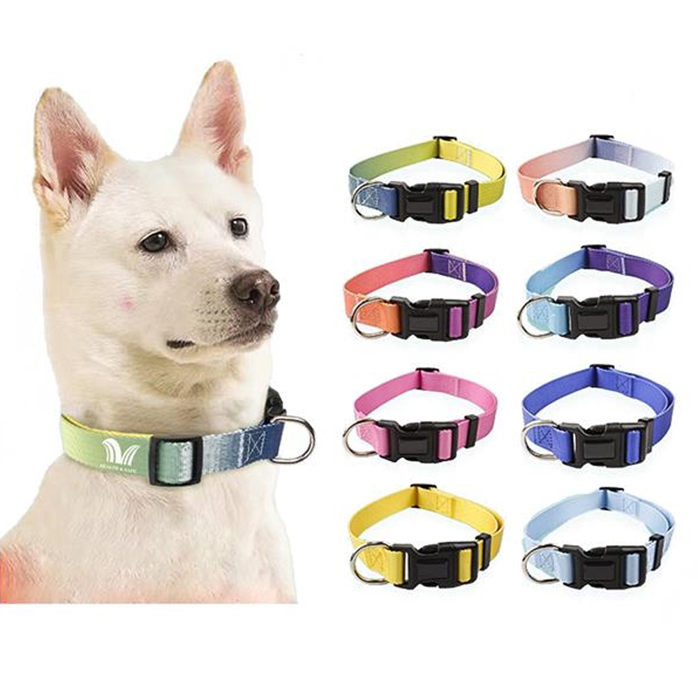 Dog Collar,8 Colors, Breathable Nylon Pet Collar Adjustable 4