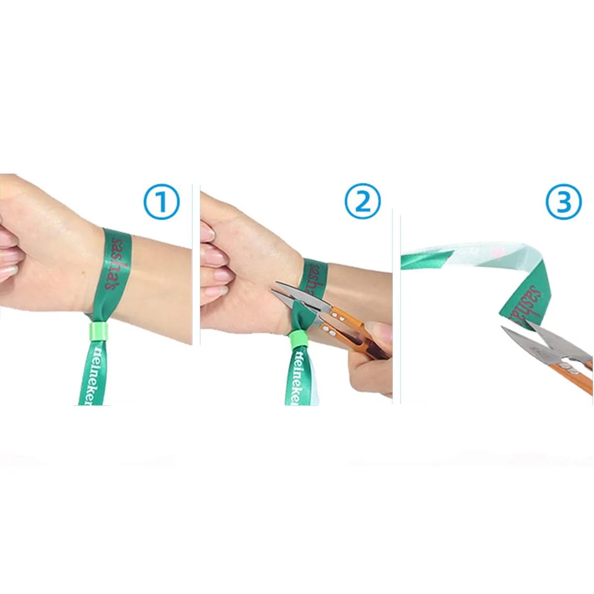 Disposable Polyester Woven Wristband 4