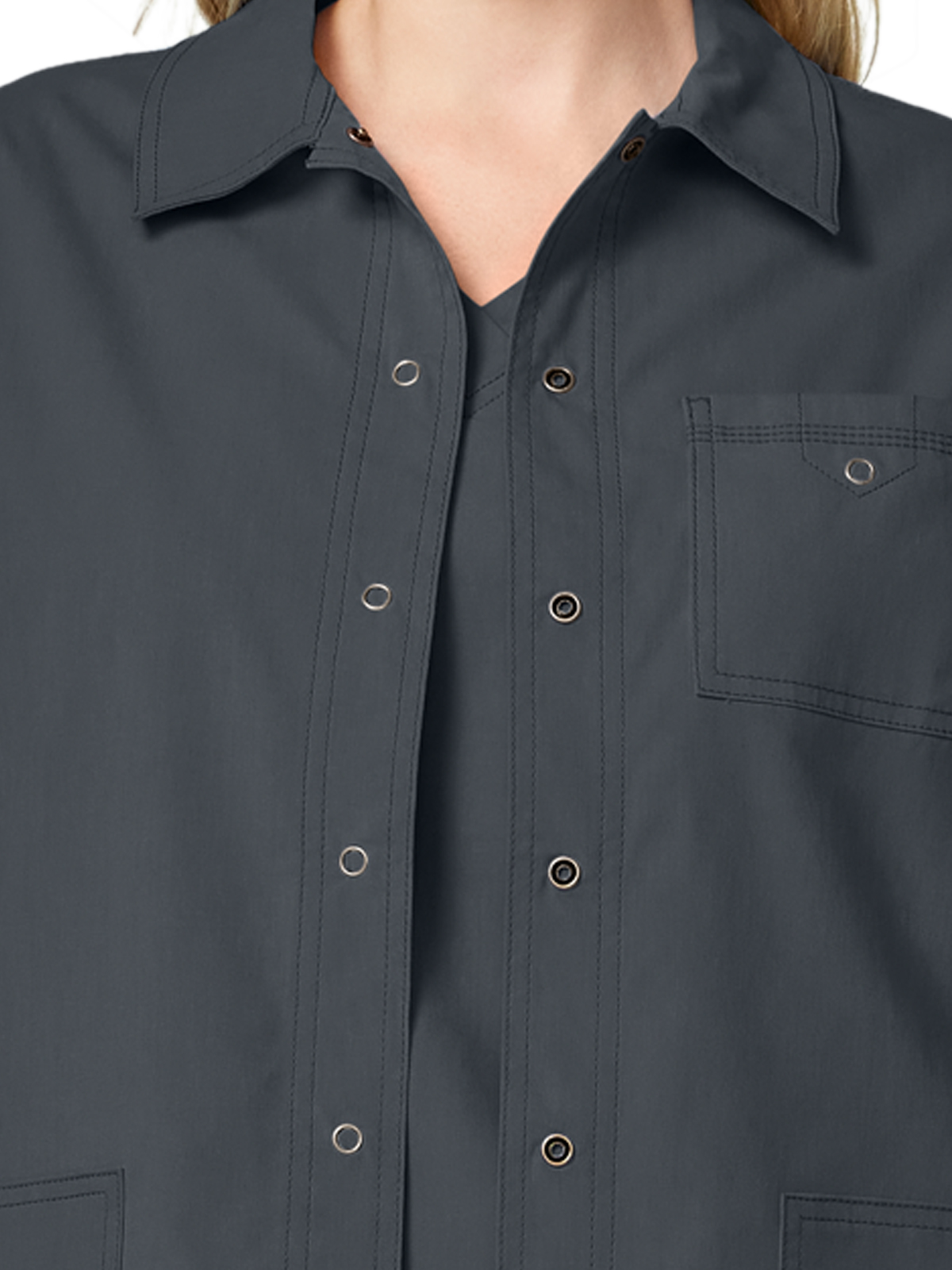 Dickies Medical - Forge - Women's 3-Pocket Snap Front Jacket 11