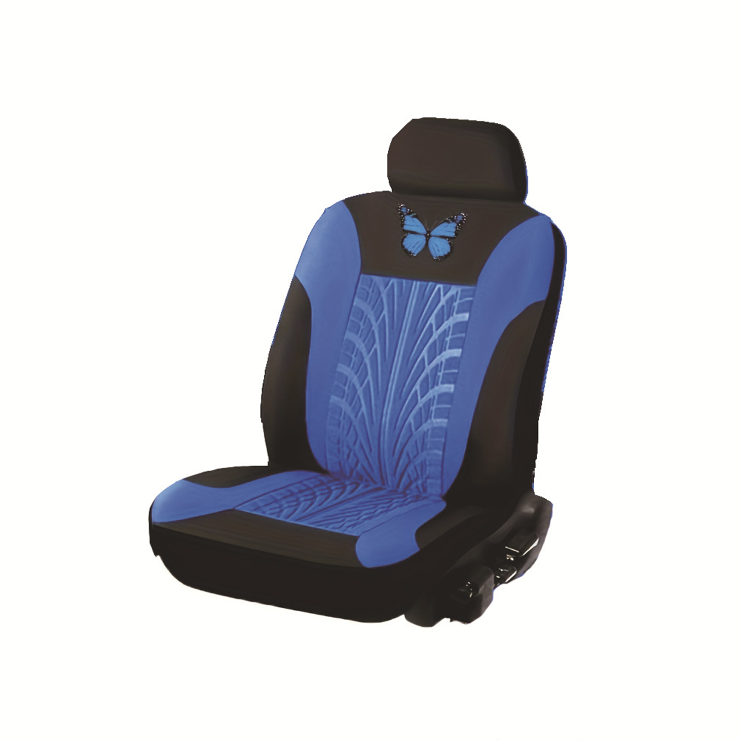 Full Set Fashion Butterfly Cloth Cushion Mat Car Seat Cover 8