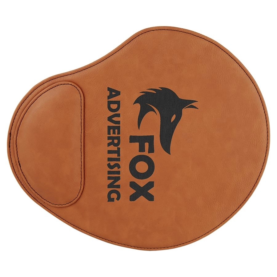 Teal Blue Laserable Leatherette Mouse Pad (9" x 10 1/4") 10