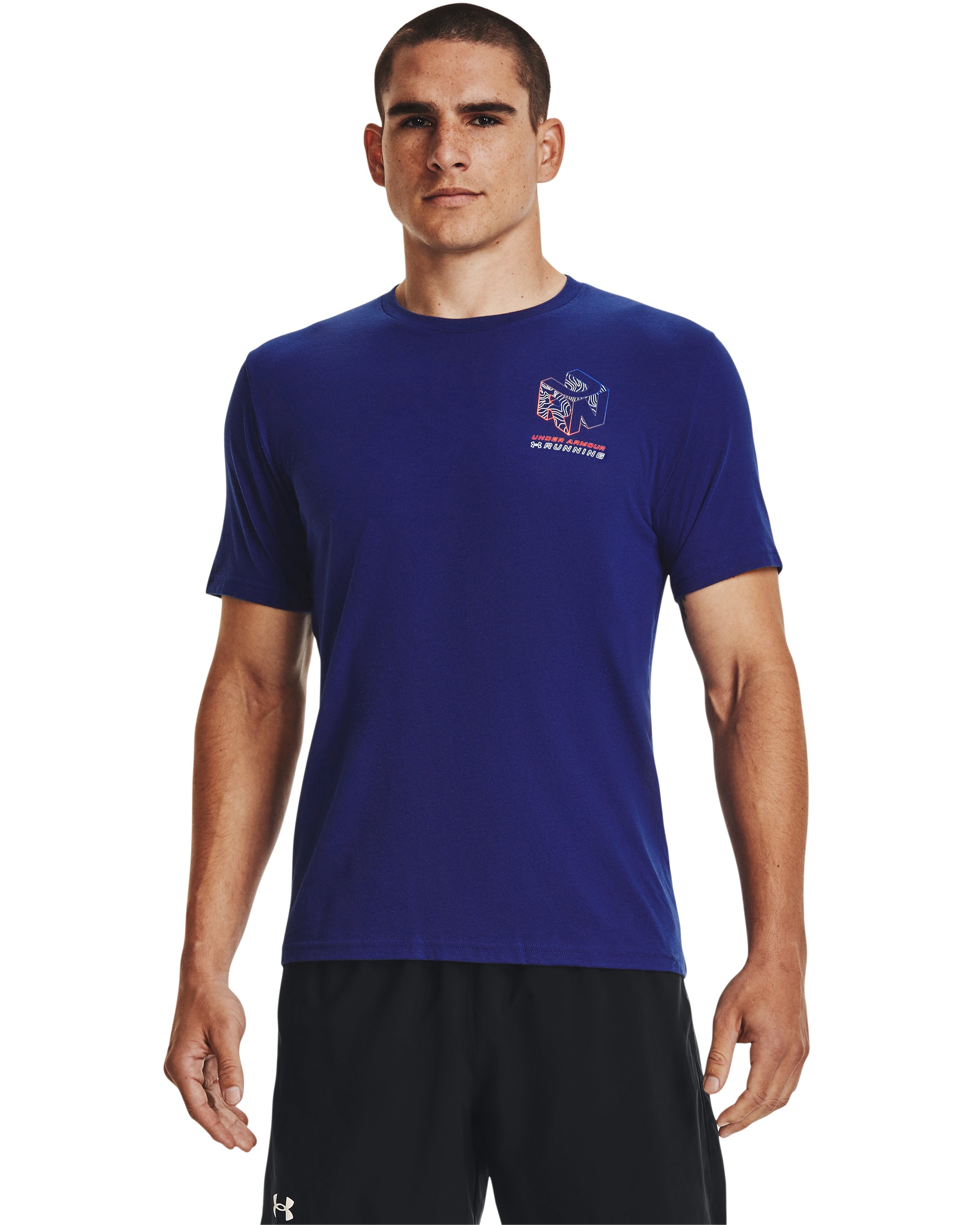 UA Run Gradient Grid Men's Short Sleeve 3