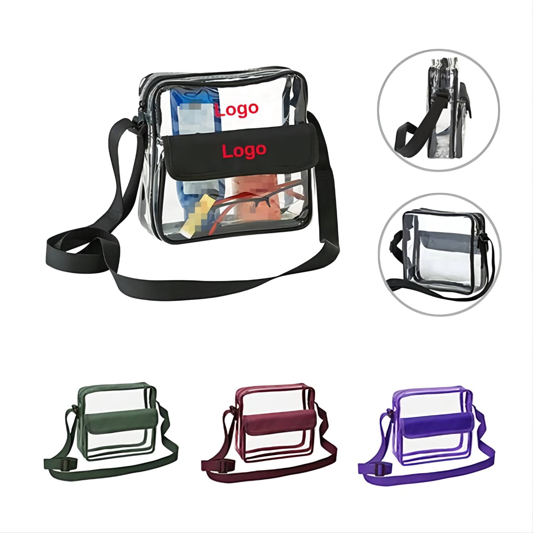 Clear Messenger Shoulder Bag 1