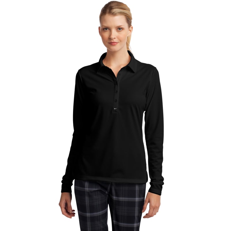 Nike Ladies Long Sleeve Dri-FIT Stretch Tech Polo. 20