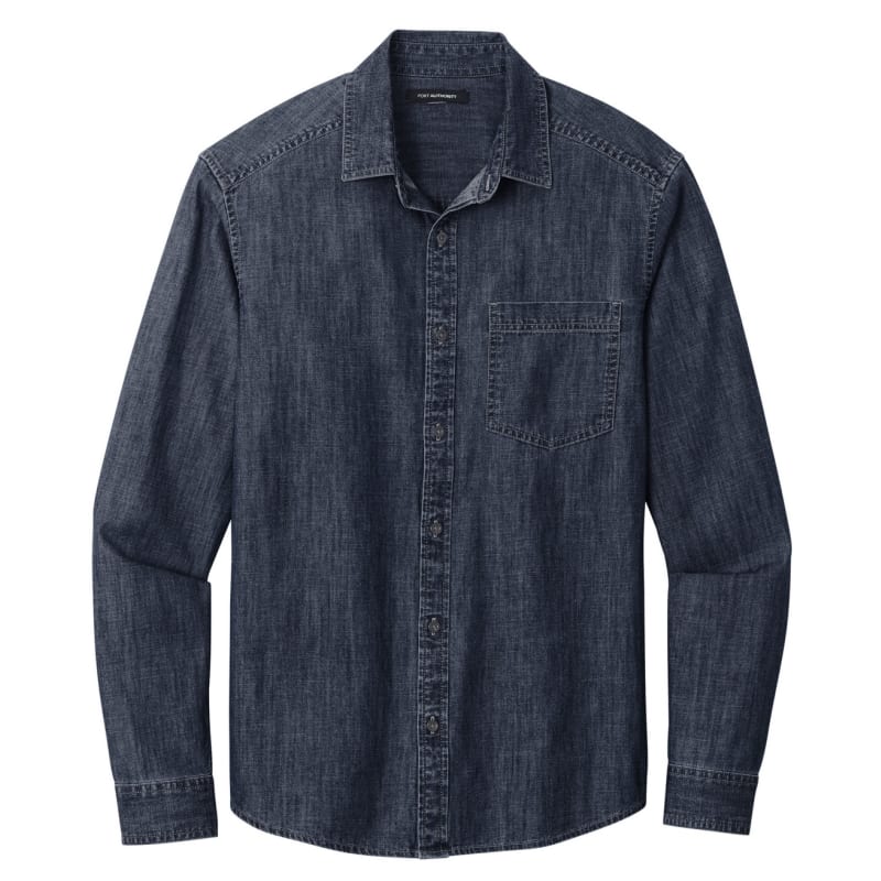Port Authority Long Sleeve Perfect Denim Shirt 4