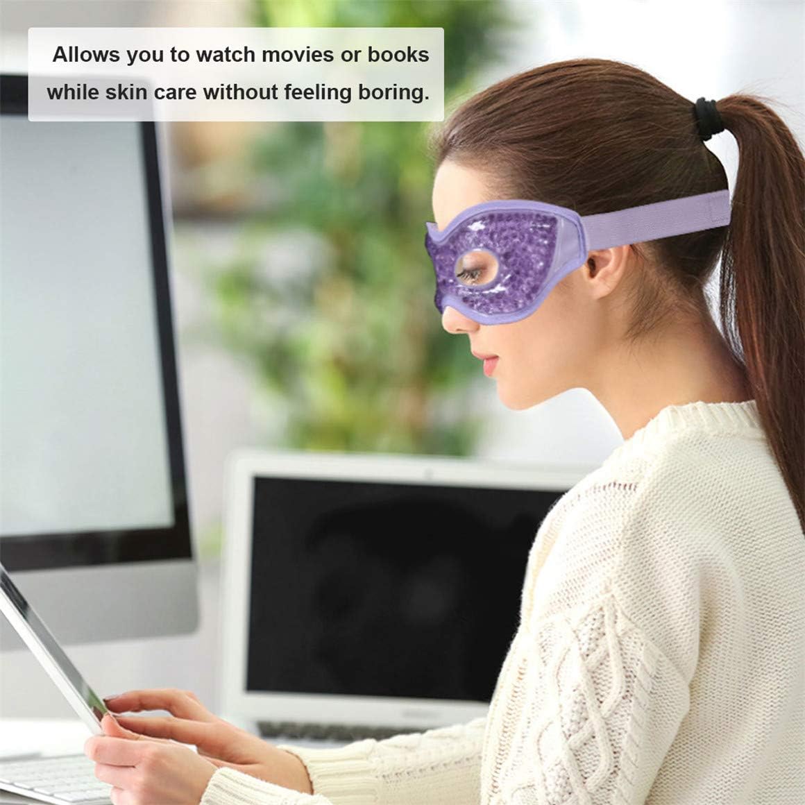 Ice Beads Gel Cooling Eye Mask 4