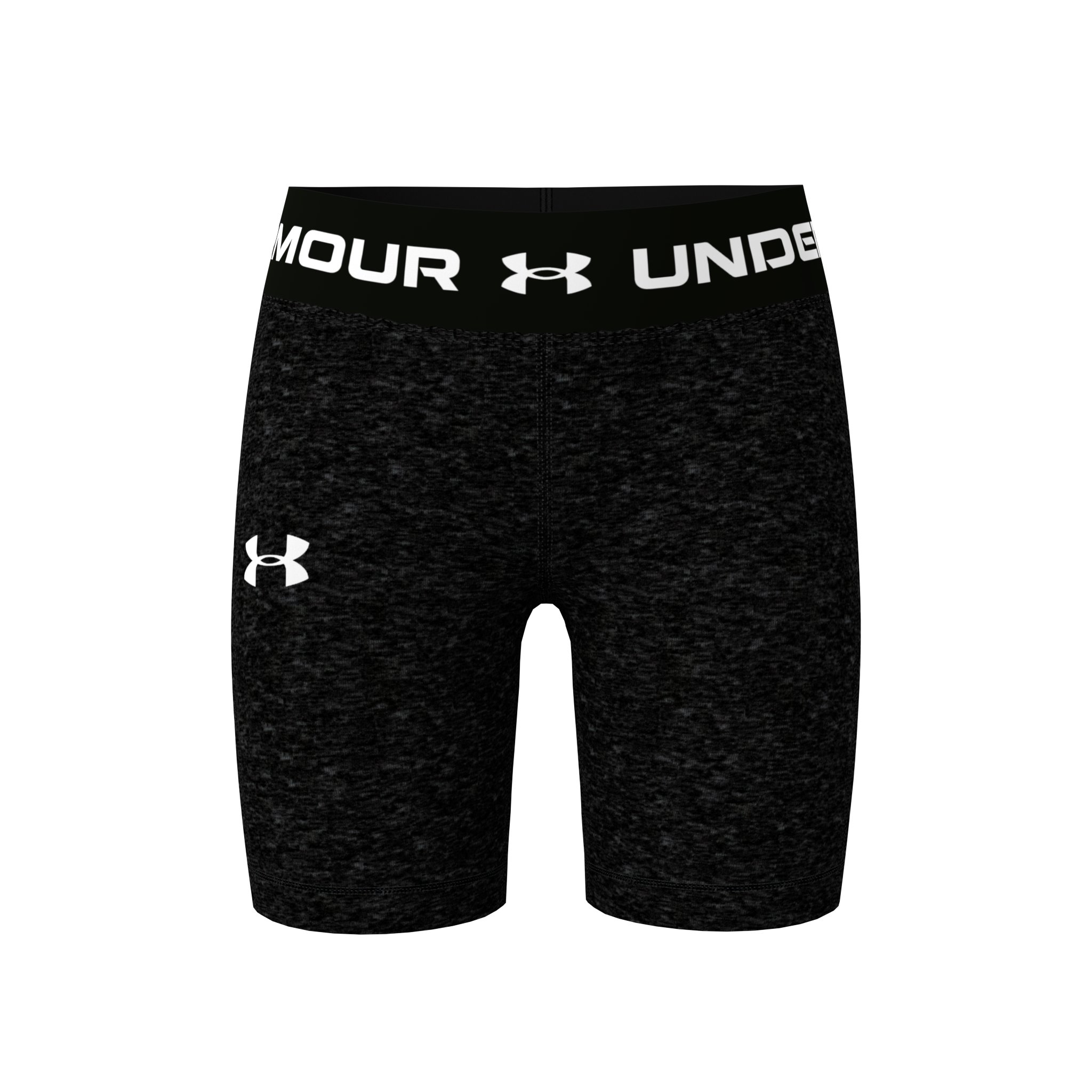 Girls' HeatGear Heather Bike Shorts 2