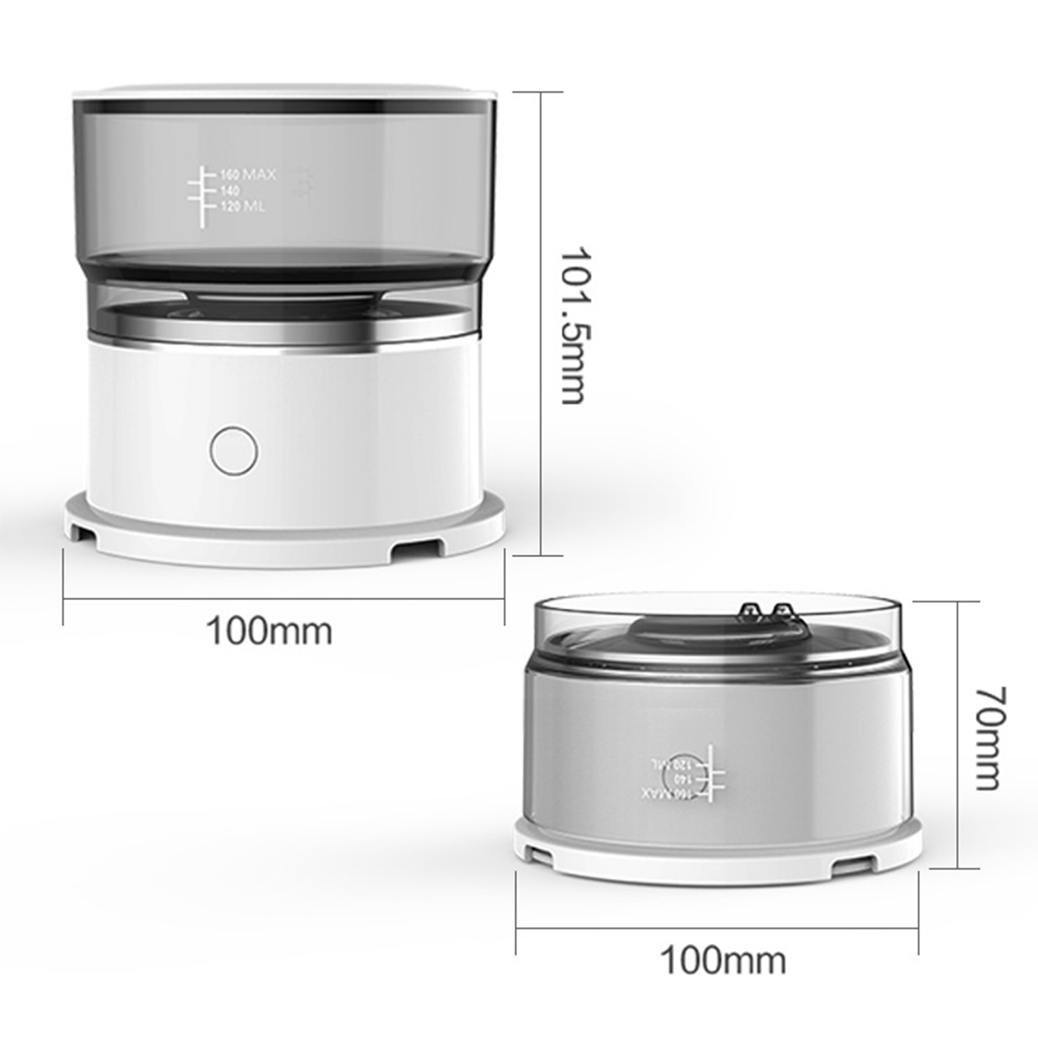 Pour Over Coffee Maker with Glass Water Cup and Flitter 2