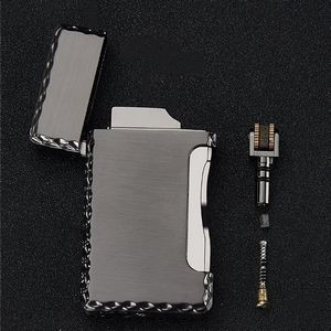 Open Cap Ignition Heat Foil Lighter 28