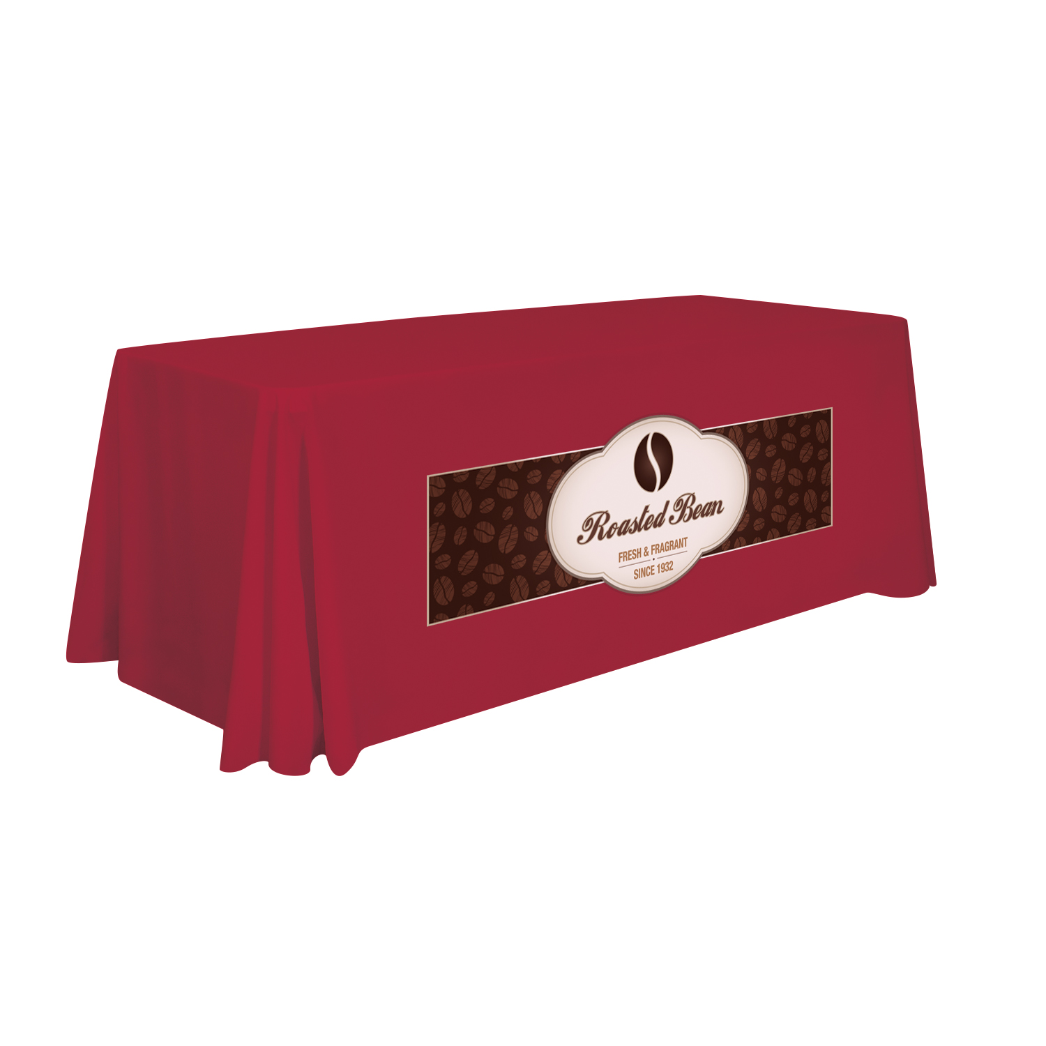 6' Stain-Resistant 4-Sided Table Throw (Full-Color Imprint, One Location) 8
