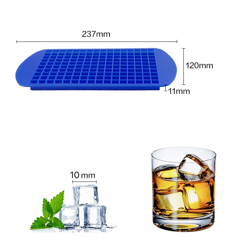 Silicone 160 Mini Crushed Ice Cube Molds 16